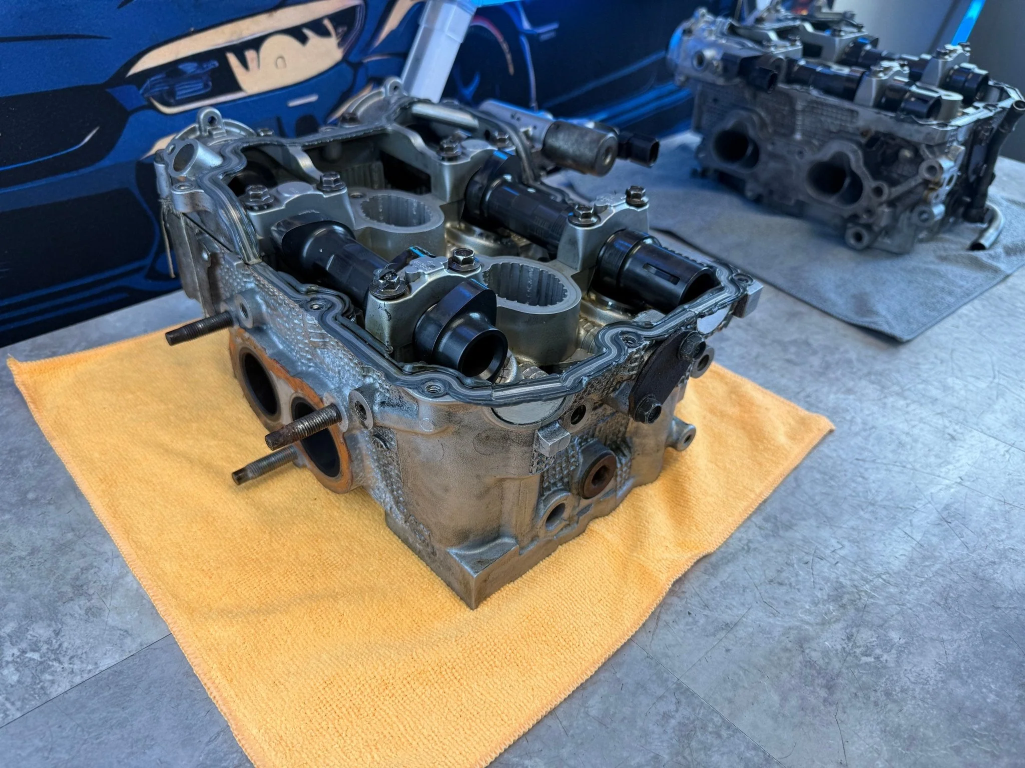 IAG D25 Subaru STi & wrx ej257 ej255 built & cammed cylinder heads SAVCS Manley GSC 1/2” drilled - Image 19