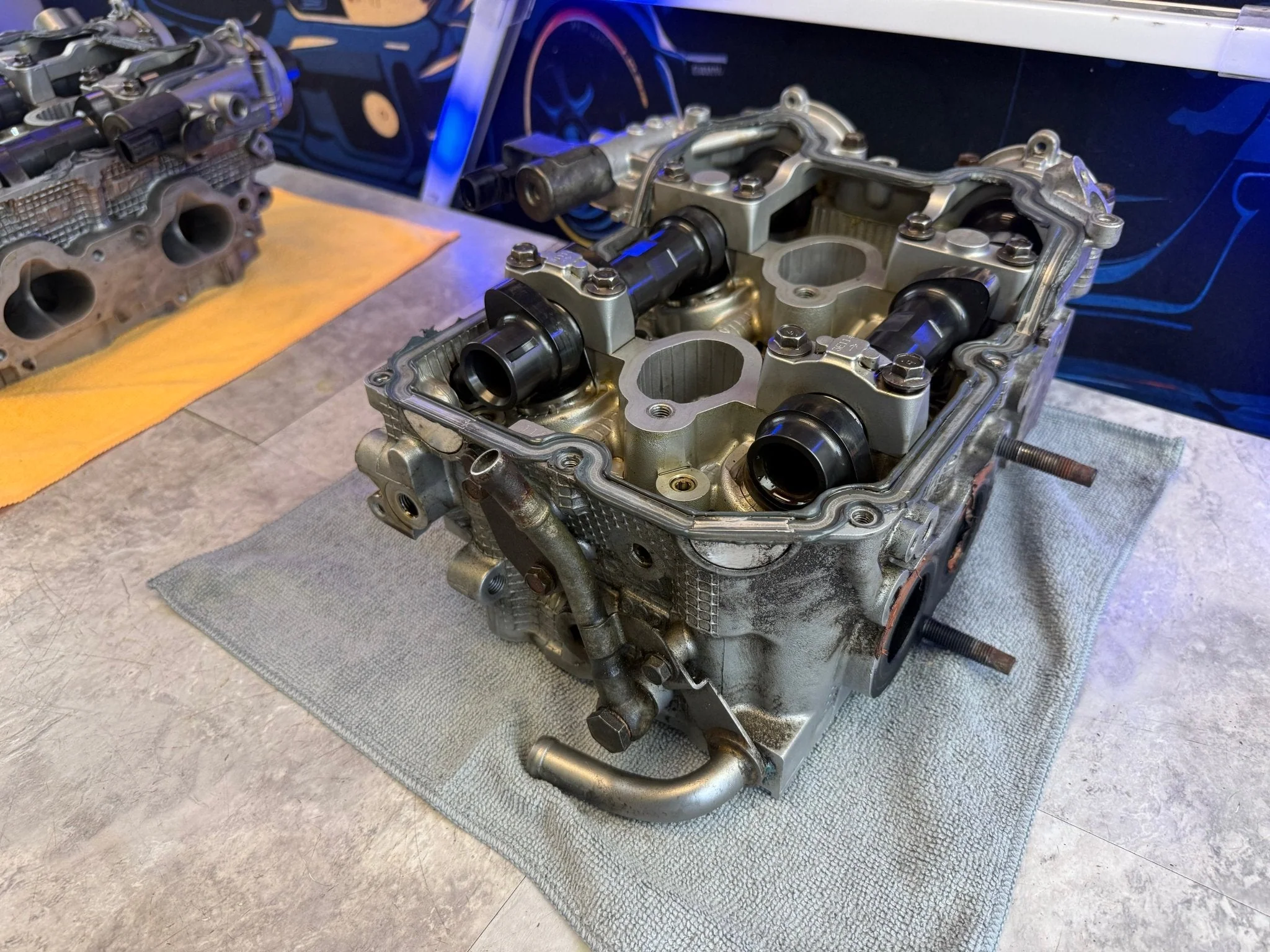IAG D25 Subaru STi & wrx ej257 ej255 built & cammed cylinder heads SAVCS Manley GSC 1/2” drilled - Image 20