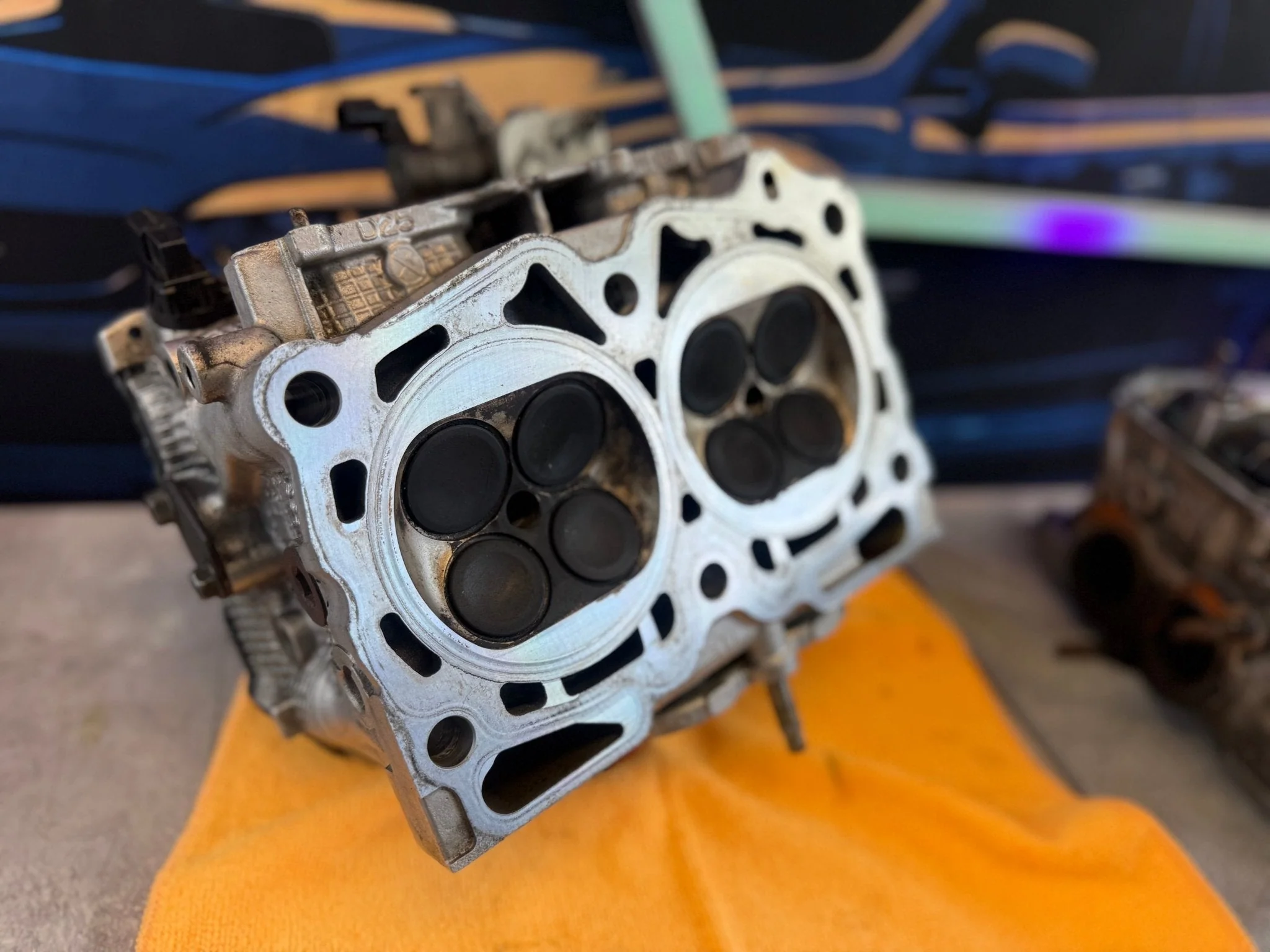 IAG D25 Subaru STi & wrx ej257 ej255 built & cammed cylinder heads SAVCS Manley GSC 1/2” drilled - Image 3