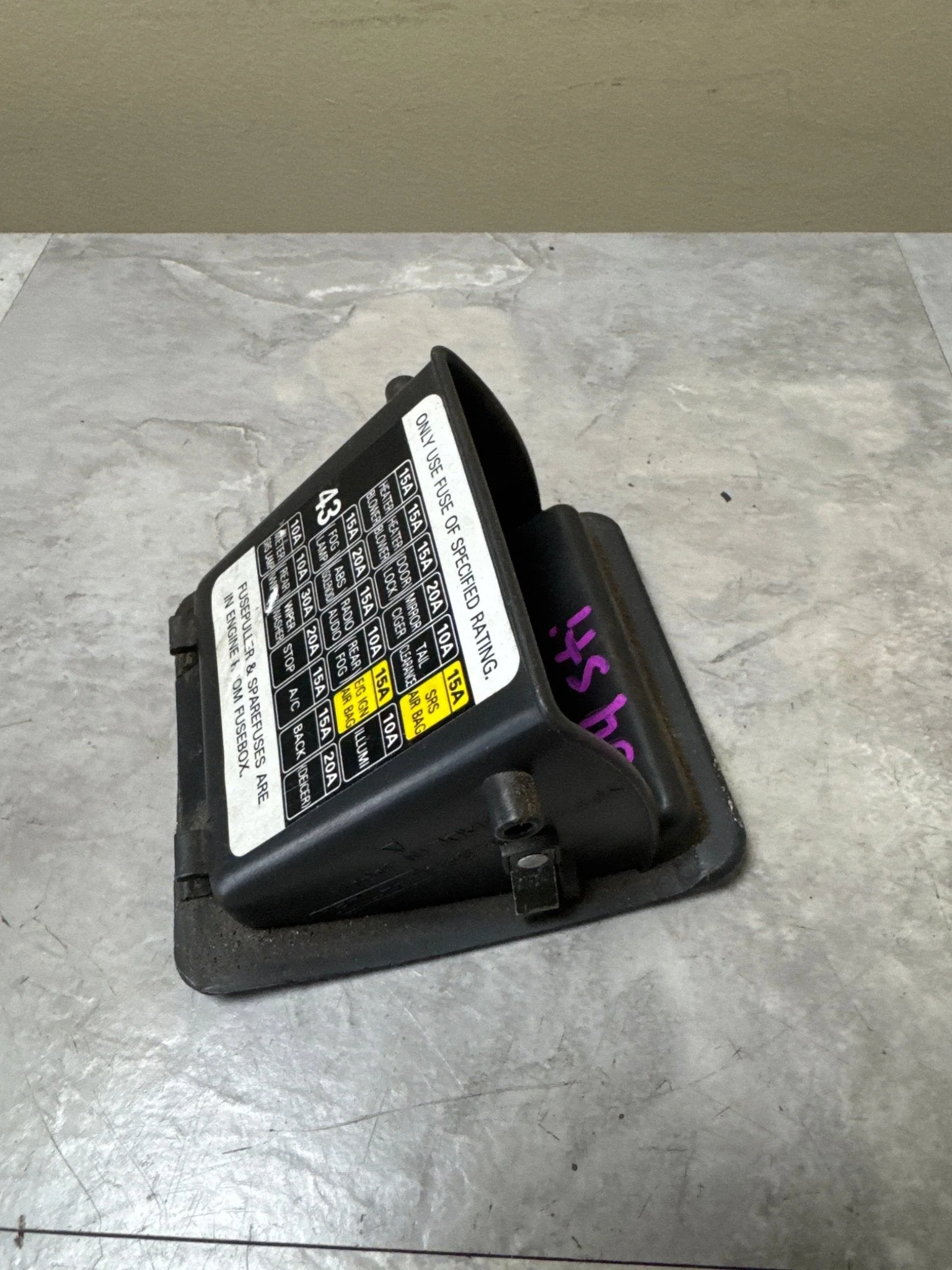 2002-2005 Subaru Impreza WRX Inside Fuse Box Cover Ash Tray Storage (04 STi K3 - Image 4
