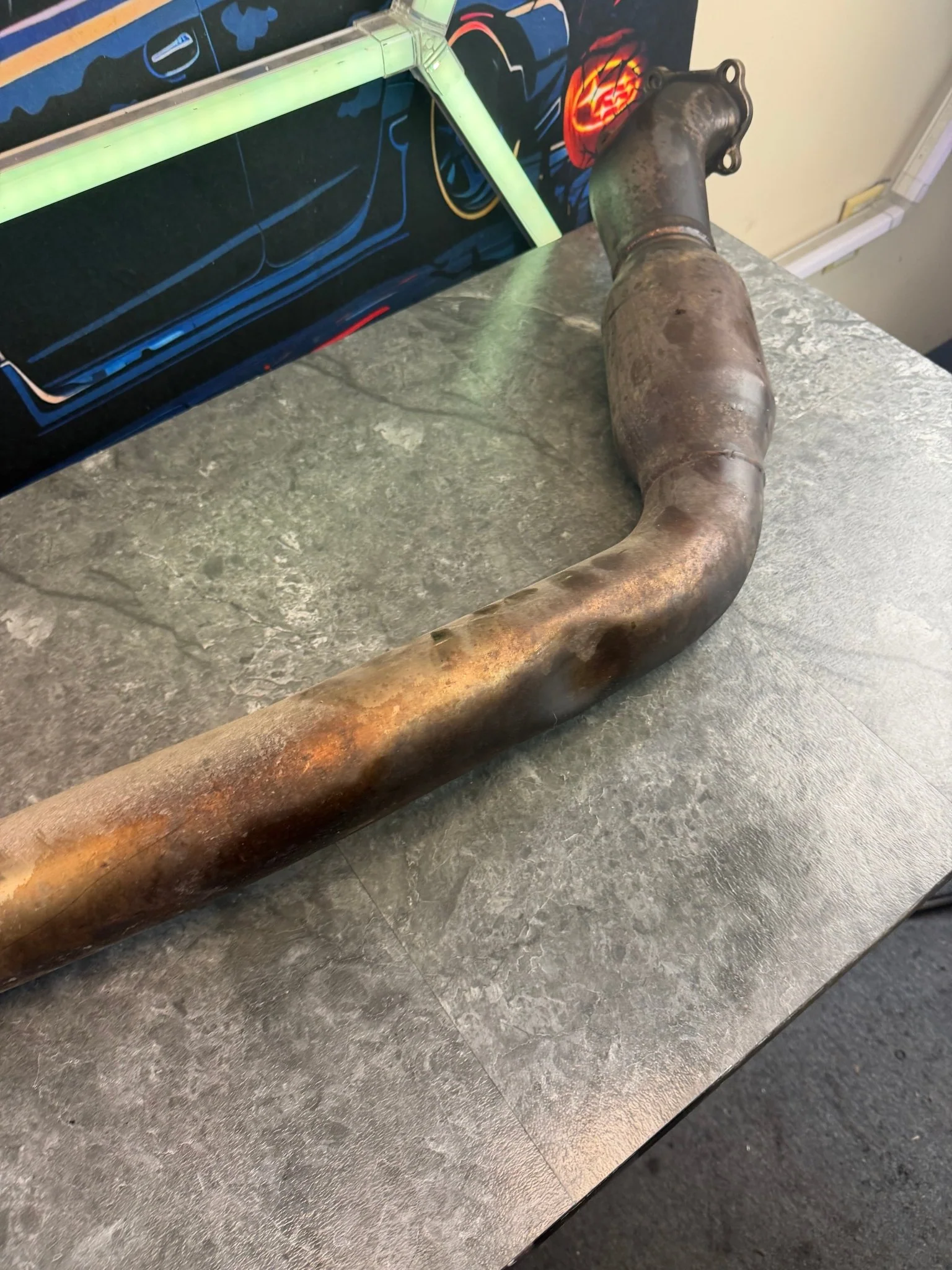 INVIDIA downpipe 3” catted divorced bell mouth 08-21 Subaru STi & 08-14 wrx - Image 6