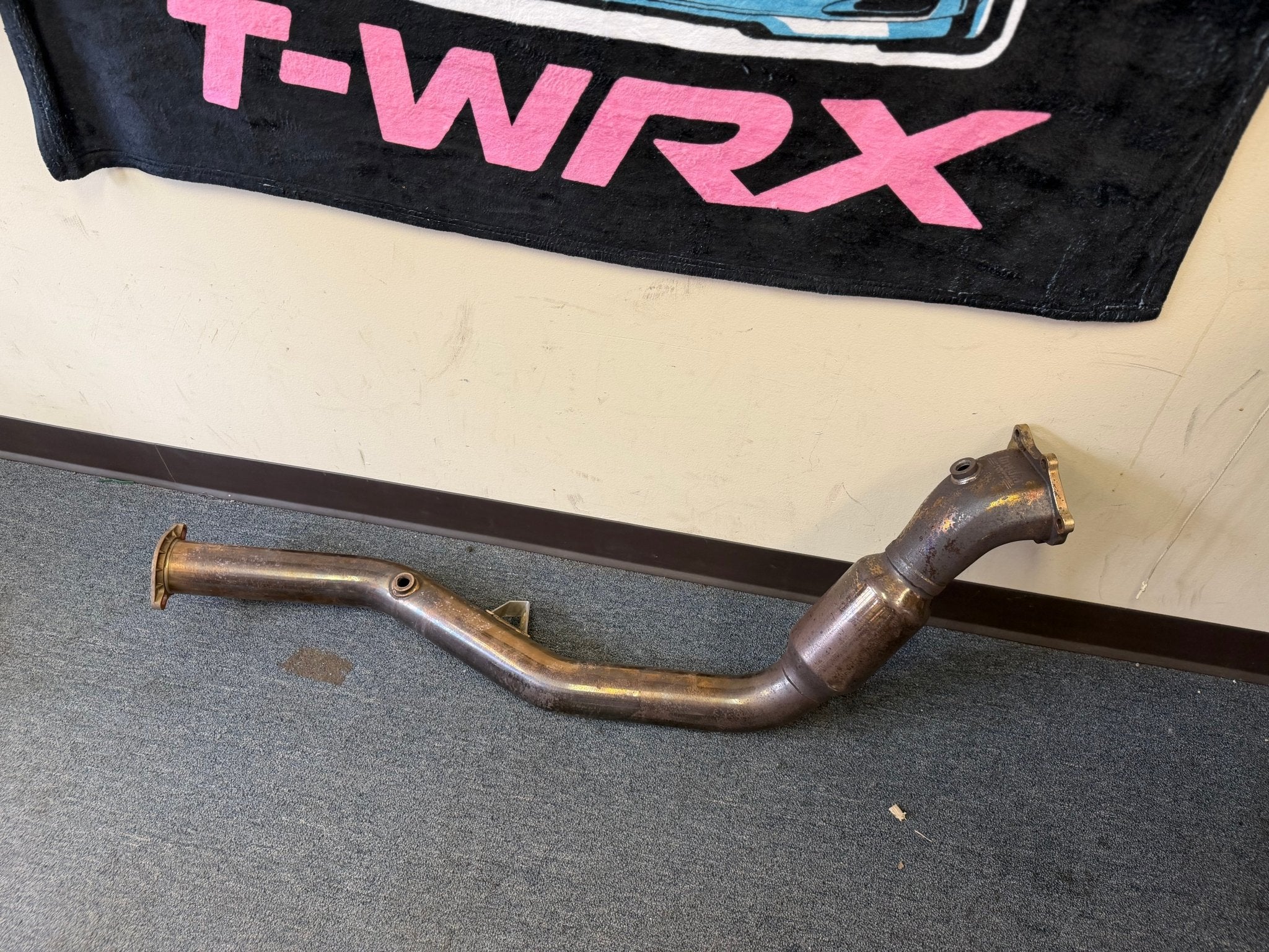 INVIDIA downpipe 3” catted divorced bell mouth 08-21 Subaru STi & 08-14 wrx - Image 4