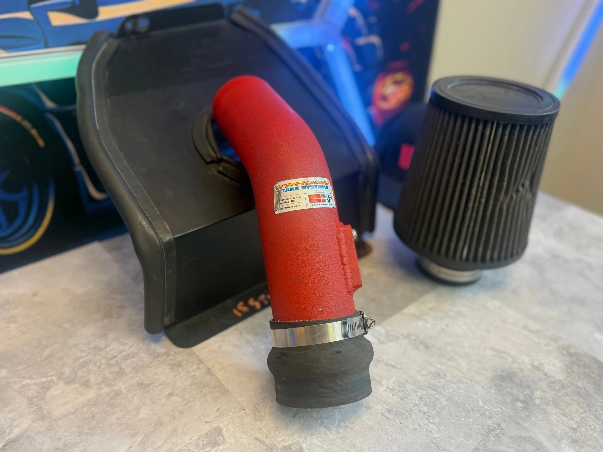 2015-2021 Subaru STi K&N Cold Air Intake / High - Flow Aluminum Tube Ej257 - Image 2