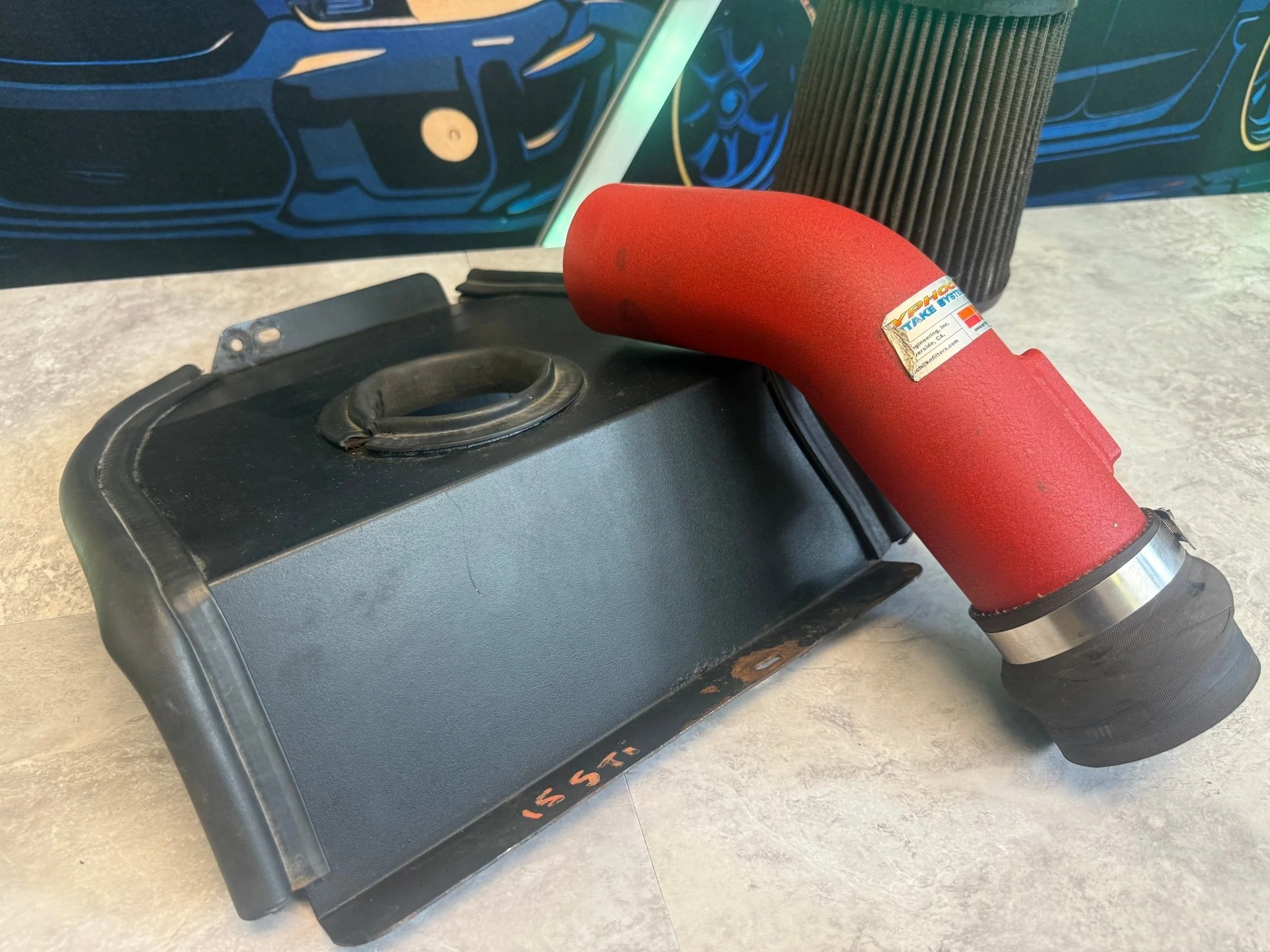 2015-2021 Subaru STi K&N Cold Air Intake / High - Flow Aluminum Tube Ej257 - Image 6