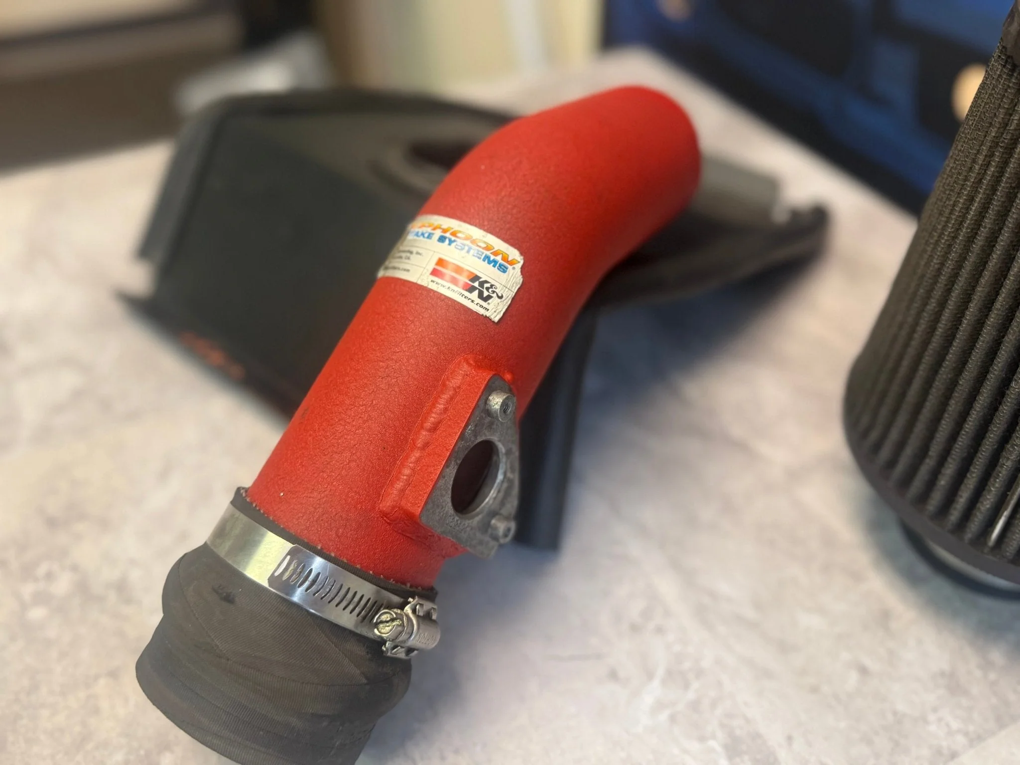 2015-2021 Subaru STi K&N Cold Air Intake / High - Flow Aluminum Tube Ej257 - Image 8
