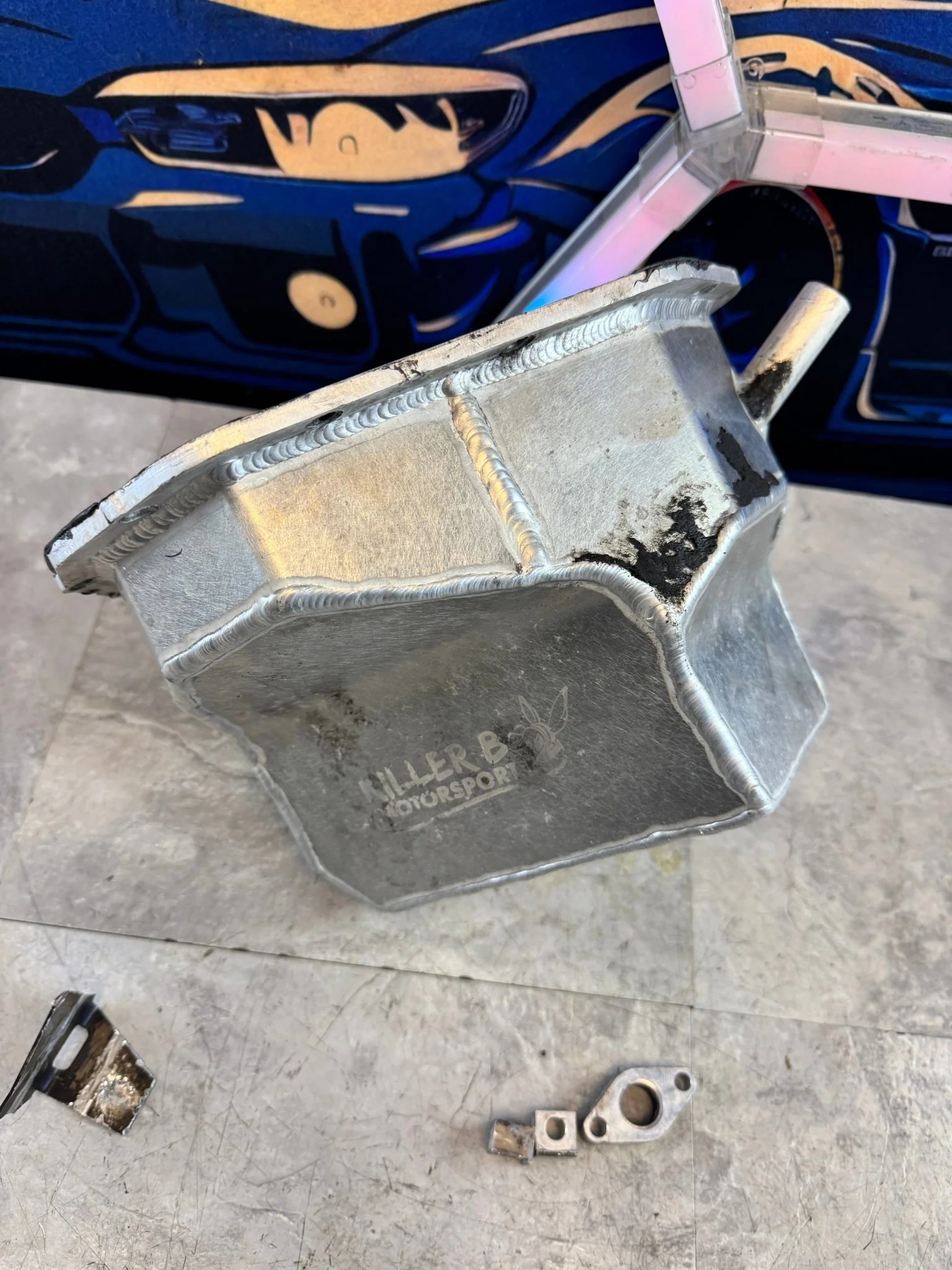 Killer B High Performance Oil Pan For EJ20 EJ25 Motors Subaru Needs Repair O2
