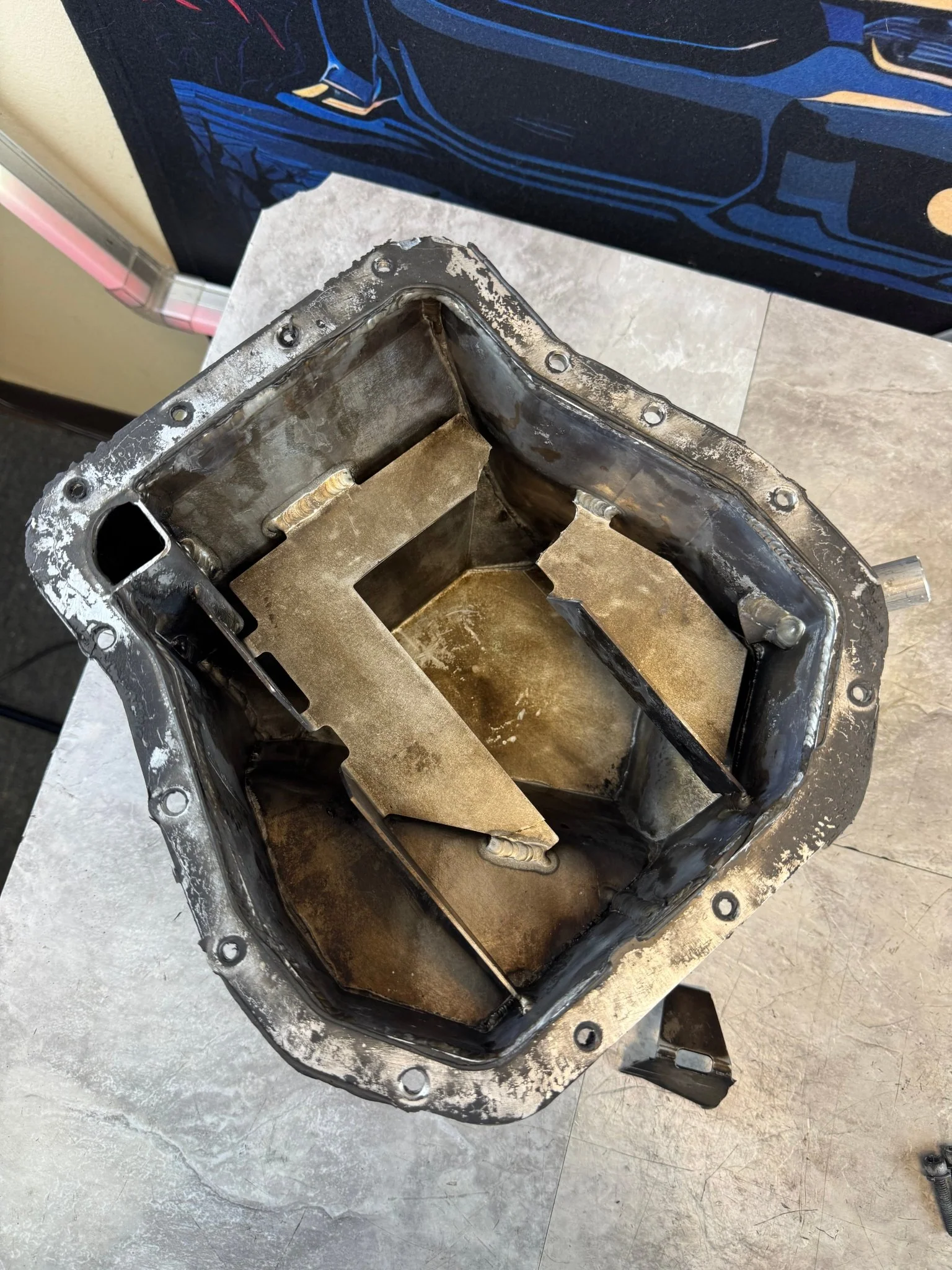 Killer B High Performance Oil Pan For EJ20 EJ25 Motors Subaru Needs Repair O2 - Image 4