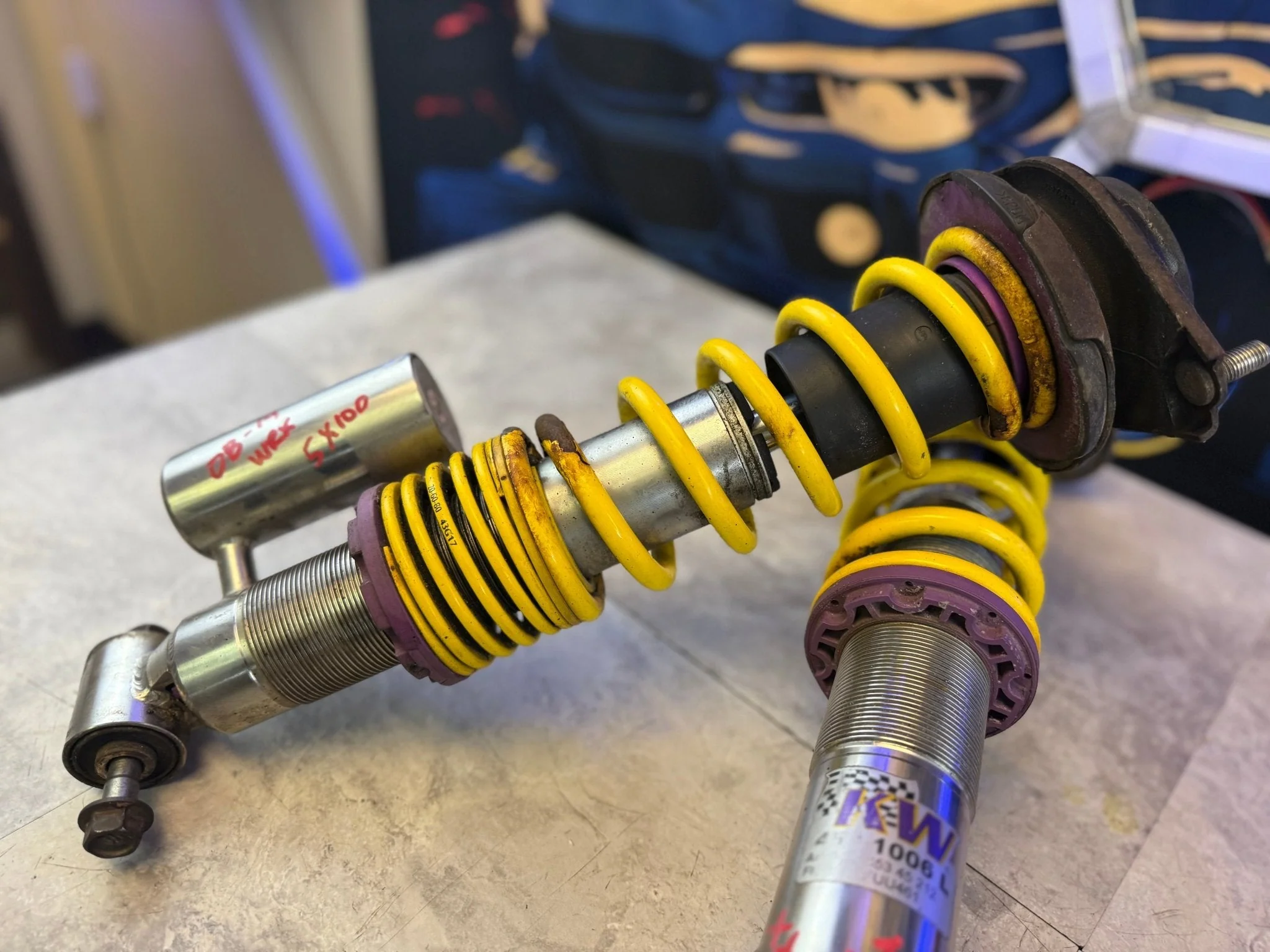 KW Coilover Suspension Subaru WRX 2008-2014 08-14 V3 Variant 3 5x100 Adjustable - Image 2