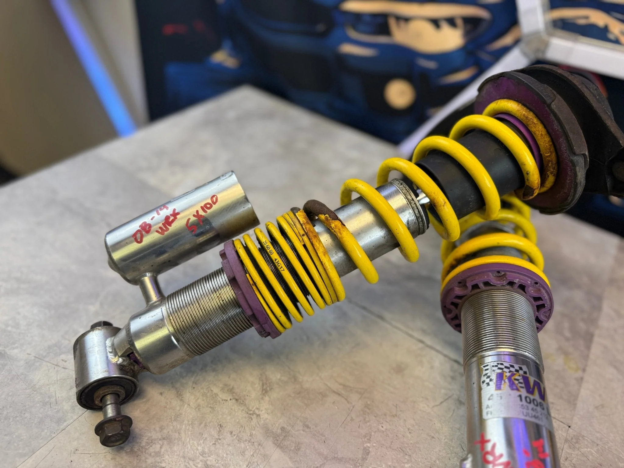 KW Coilover Suspension Subaru WRX 2008-2014 08-14 V3 Variant 3 5x100 Adjustable - Image 6