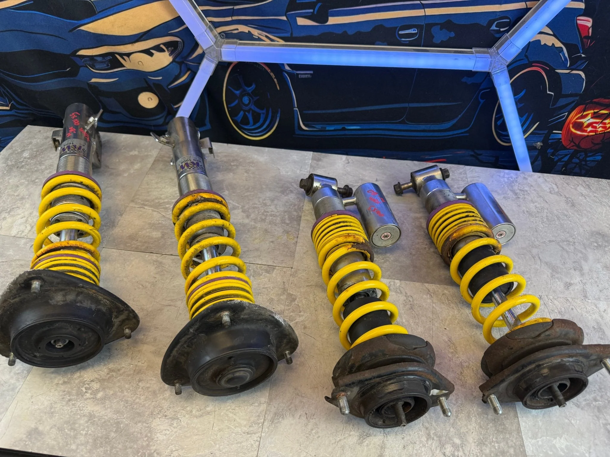 KW Coilover Suspension Subaru WRX 2008-2014 08-14 V3 Variant 3 5x100 Adjustable - Image 8