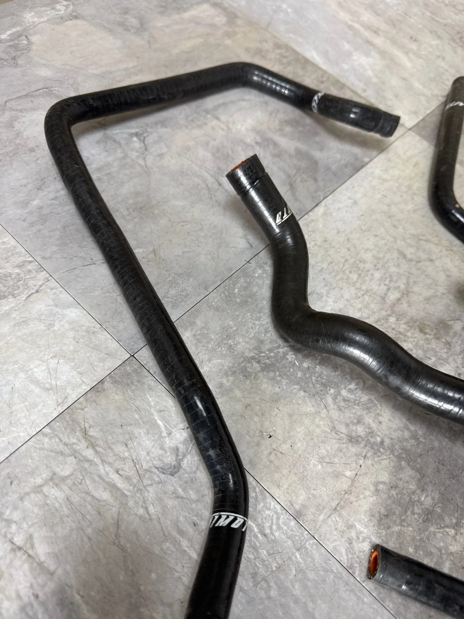 2001-2005 Subaru Impreza WRX Black Mishimoto Incomplete Silicone Ancillary Hose Kit (4/7) G3 - Image 3