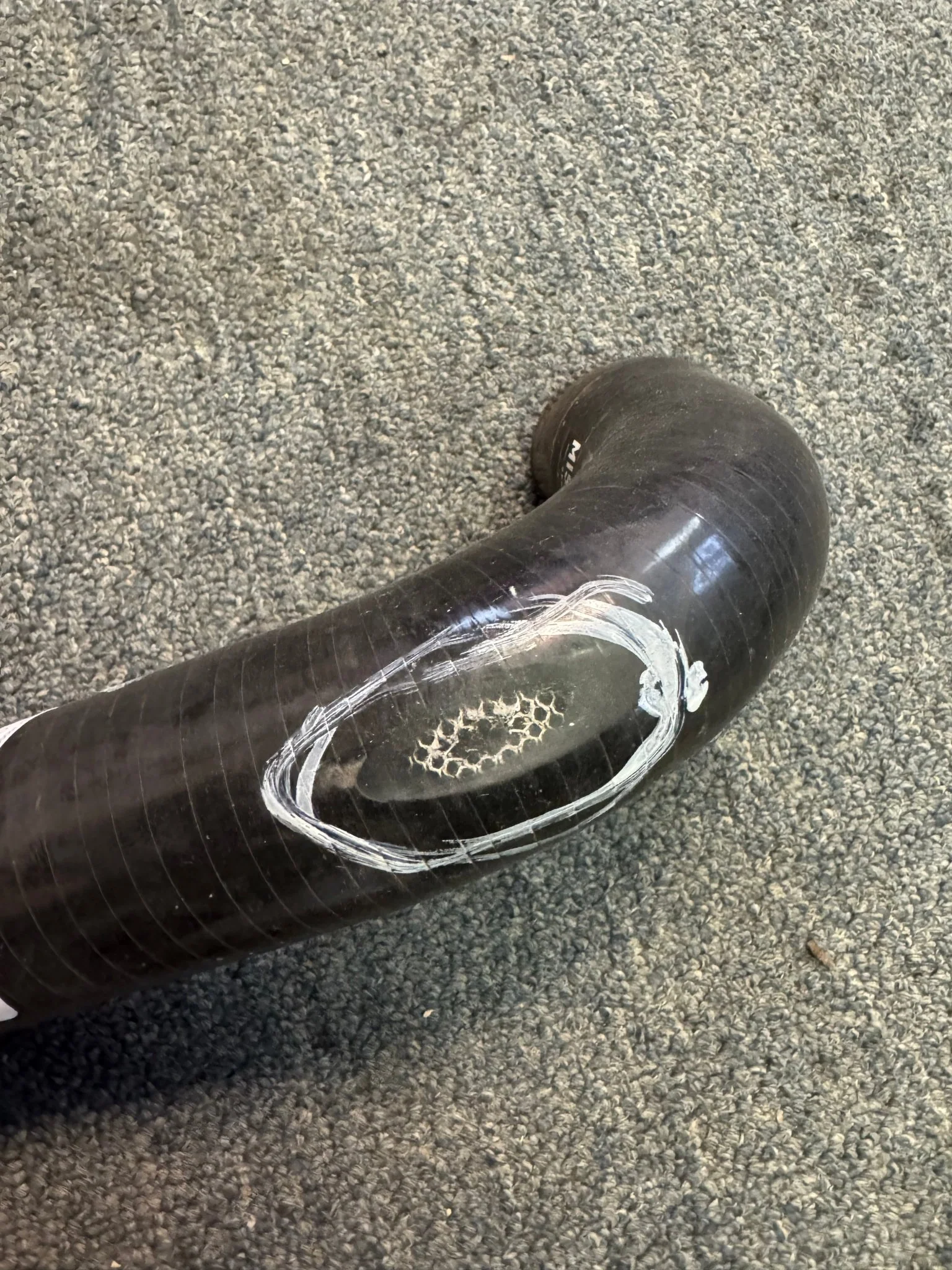 2002-2007 Subaru WRX STi Mishimoto Upper Radiator Hose Black G4 - Image 4