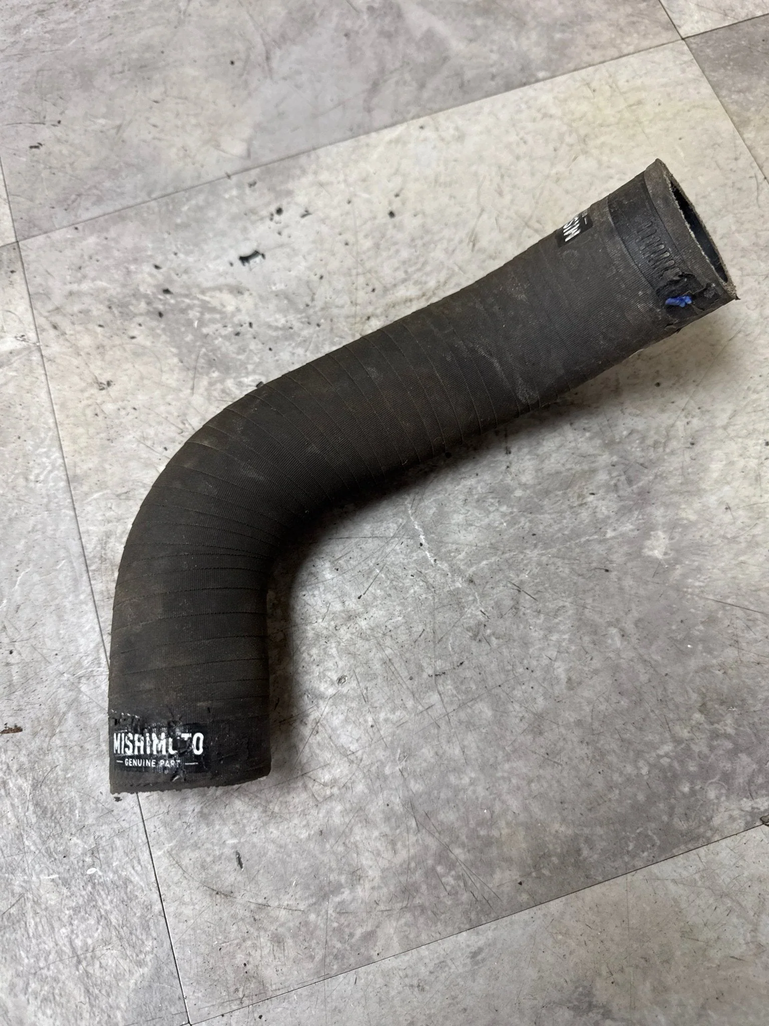 2002-2007 Subaru WRX STi Mishimoto Lower Radiator Hose Black - / G4