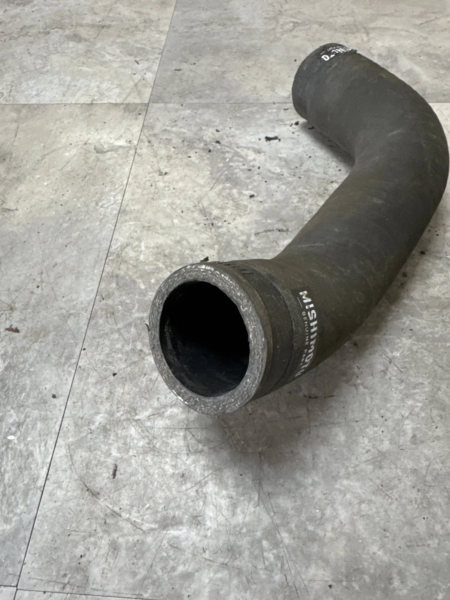 2002-2007 Subaru WRX STi Mishimoto Lower Radiator Hose Black - / G4 - Image 4