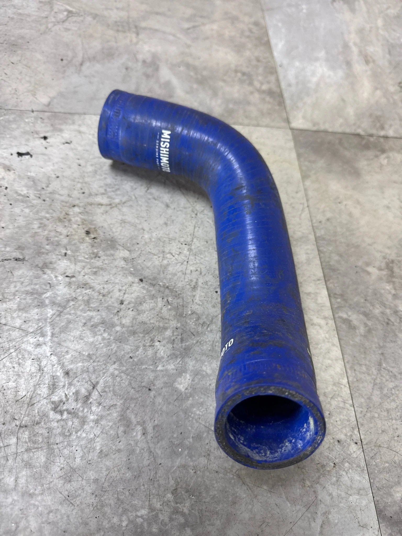 2002-2007 Subaru WRX STi Mishimoto Lower Radiator Hose Blue - / G4