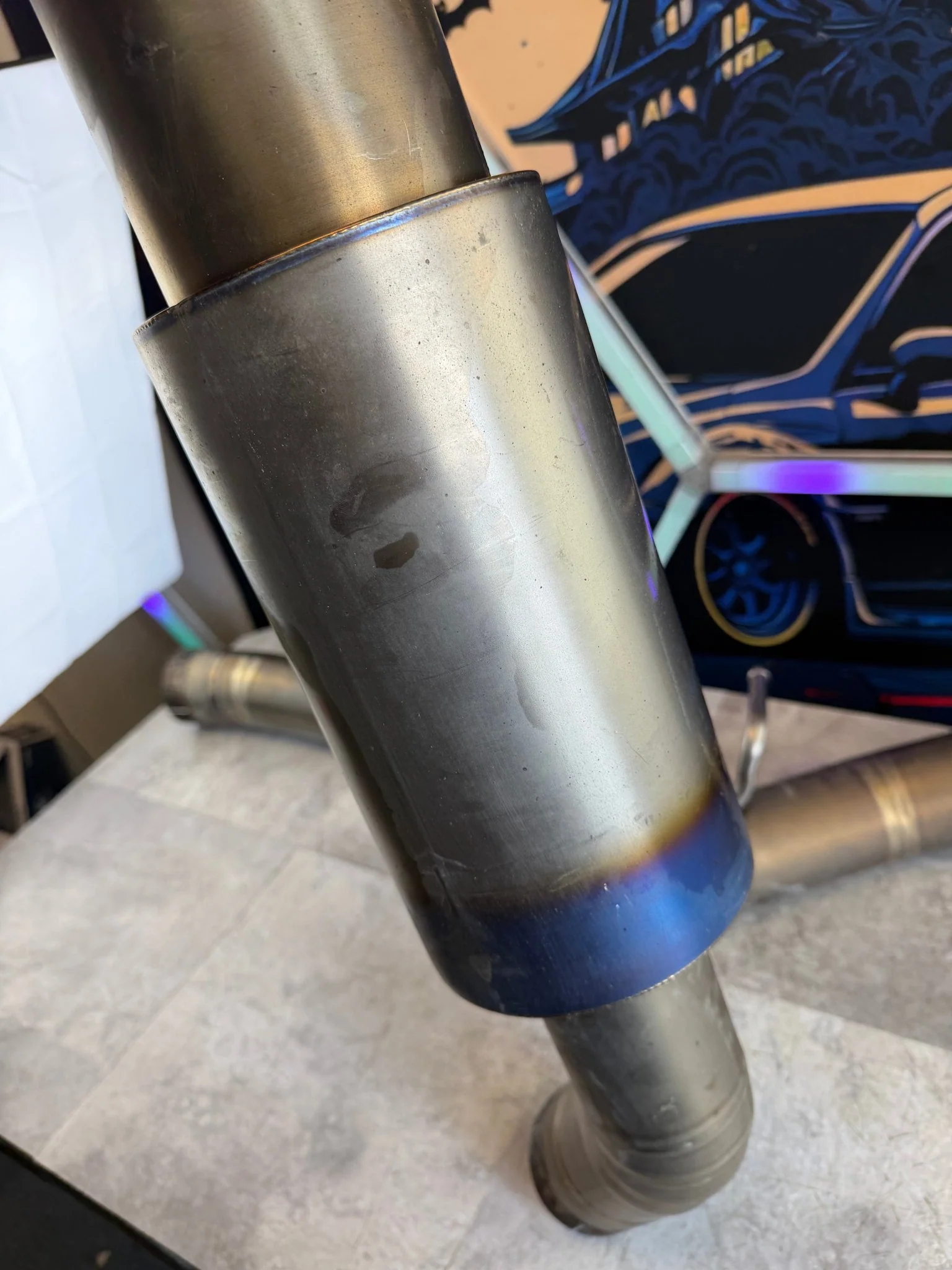 NOBLE full TI titanium catback exhaust system 08-21 Subaru wrx & STi - Image 5