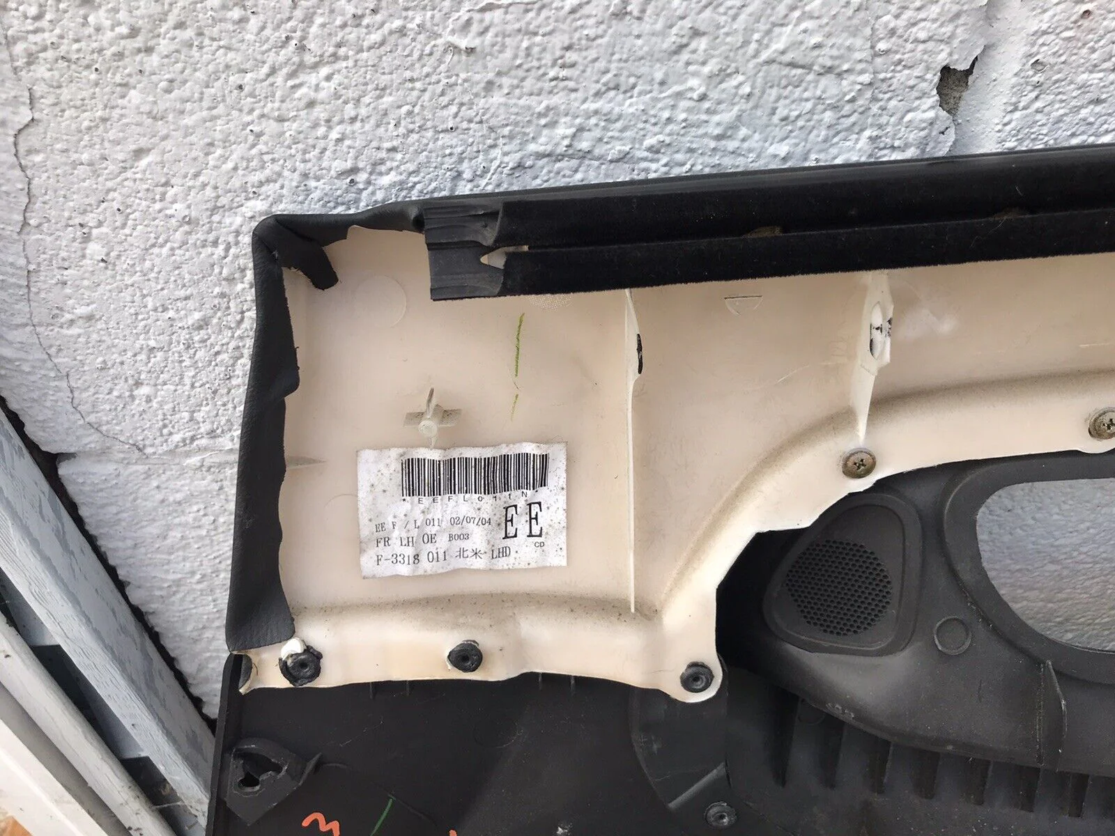 2002-2003 Subaru Impreza WRX Front OEM LH Driver Side Door Panel - Image 7