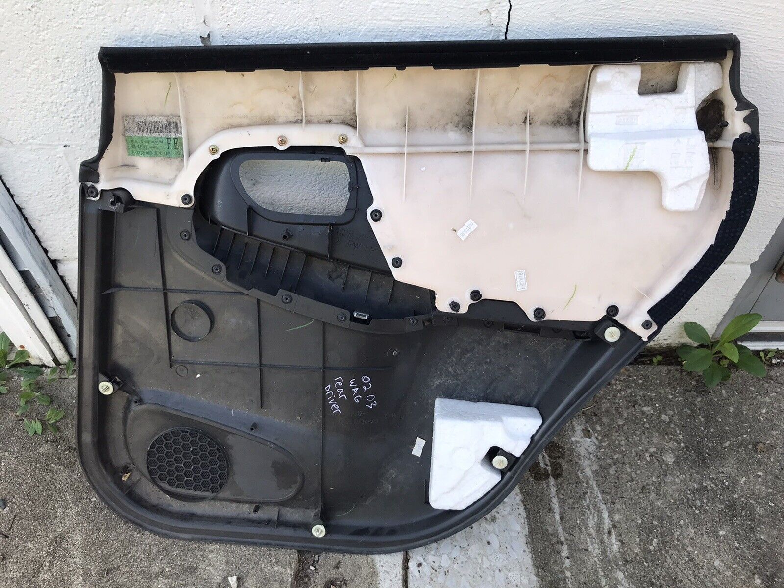 2002-2003 Subaru Impreza WRX Wagon OEM Rear LH Driver Side Door Panel - Image 7