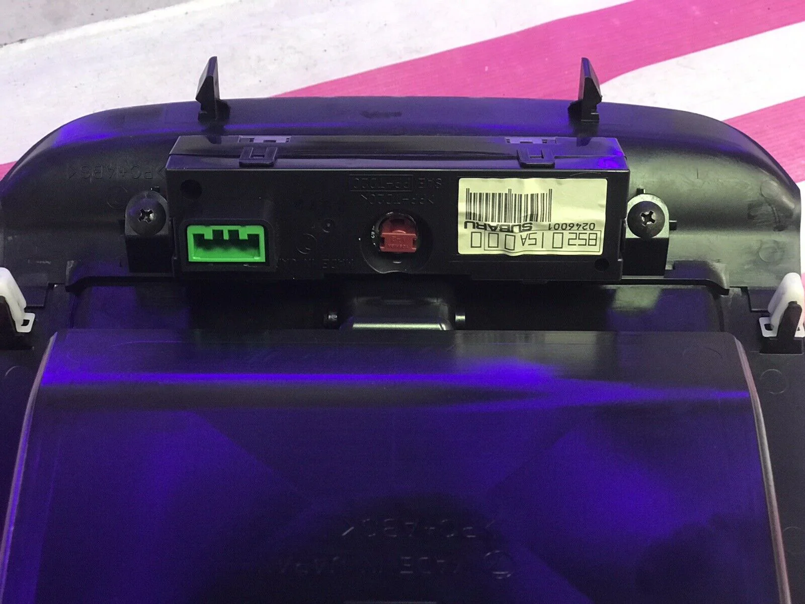 2003-2008 Subaru Forester Dash Storage OEM Clock - Image 6