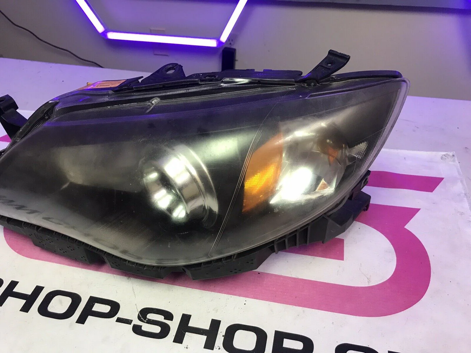 2008-2014 Subaru Impreza WRX STi OEM LH Dtiver Side Headlight Assembly - Image 3