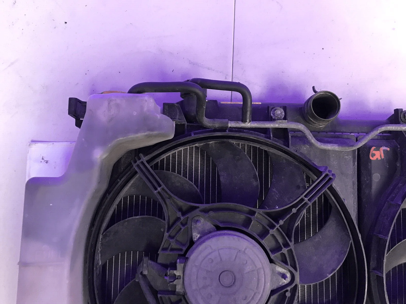 2008-2014 Subaru Impreza WRX STi OEM Radiator Cooling Assy Fans Shroud - Image 7