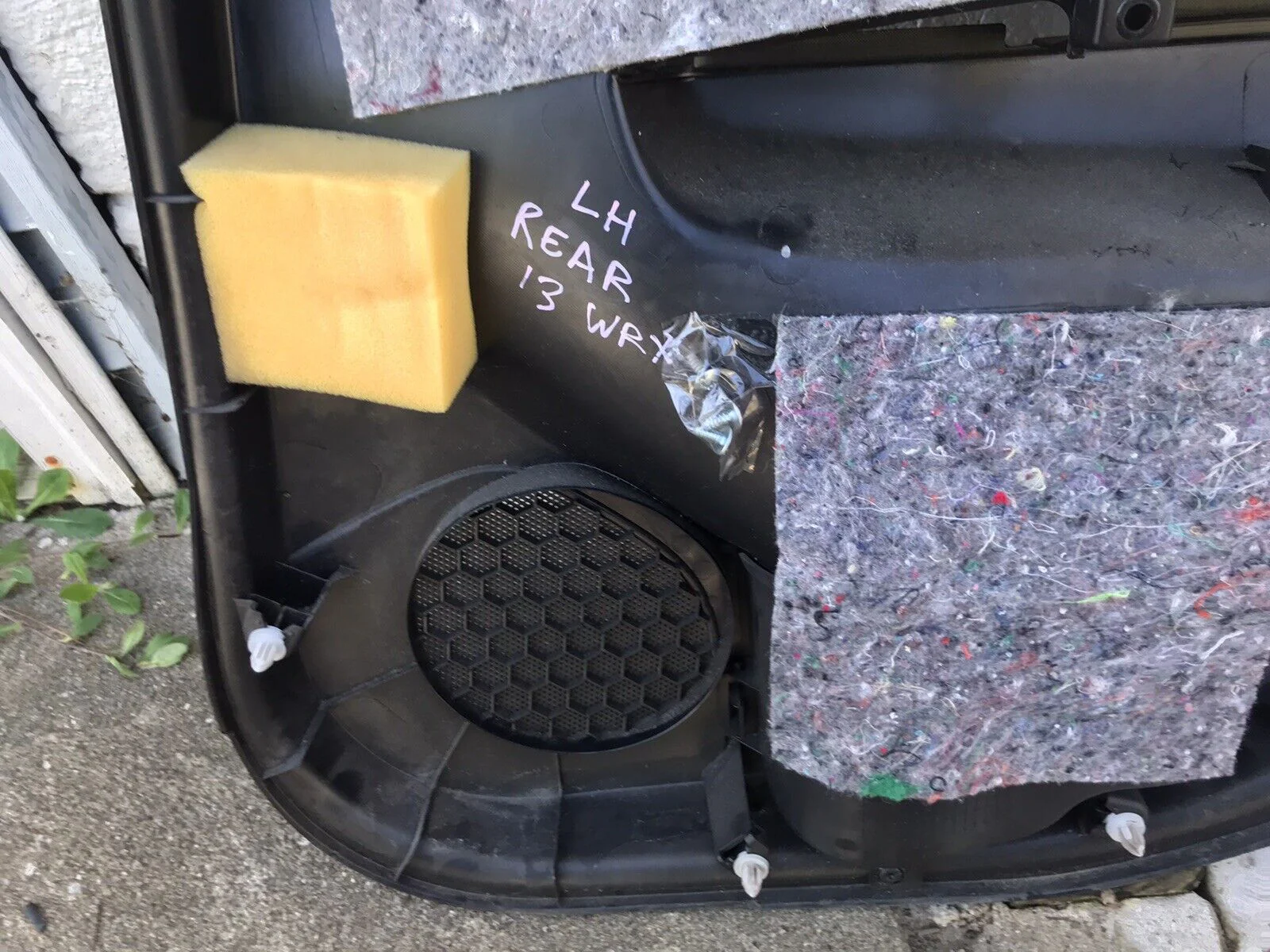 2008-2014 Subaru Impreza WRX STi OEM Rear LH Driver Side Door Panel - Image 16