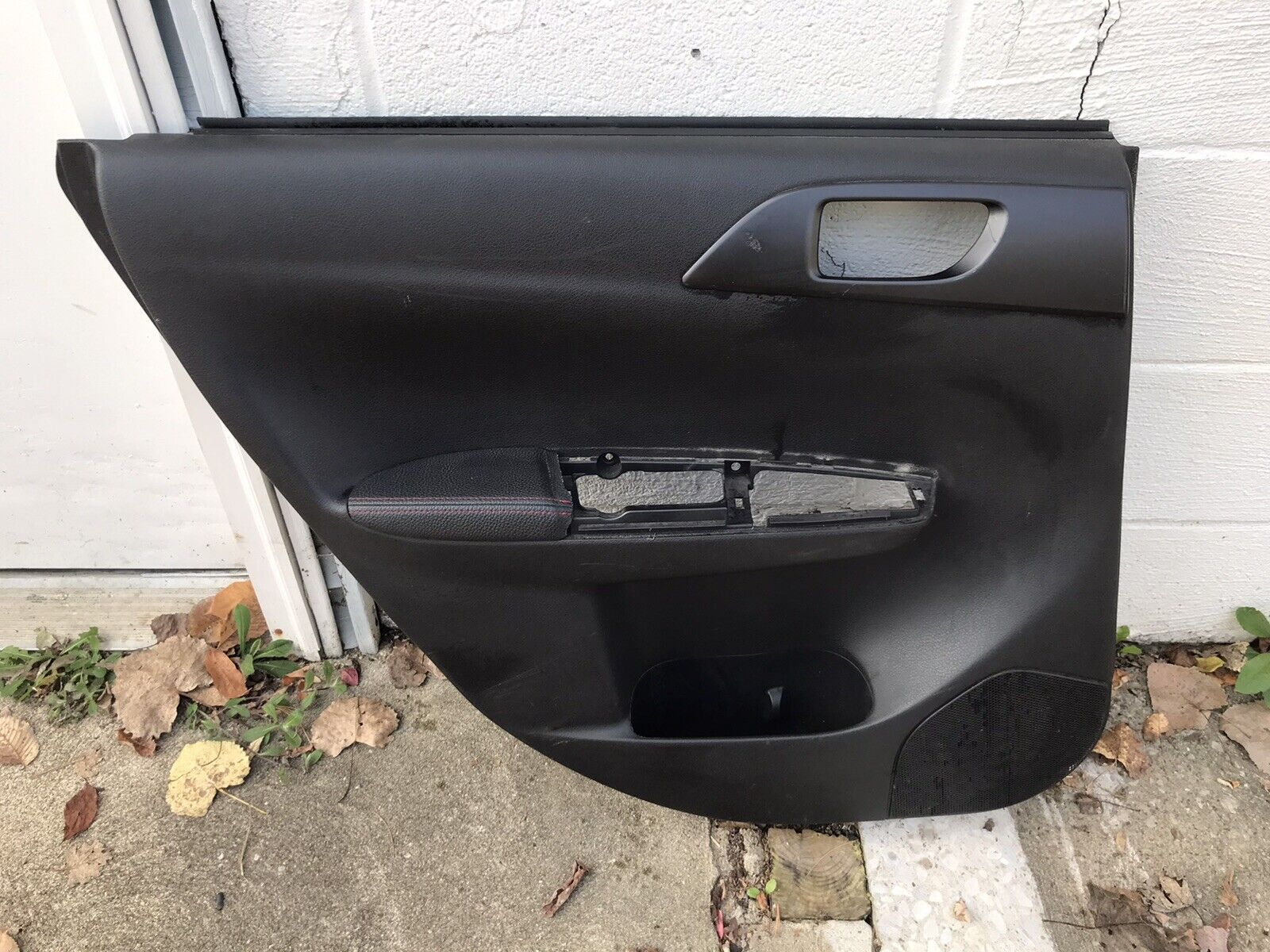 2008-2014 Subaru Impreza WRX STi OEM Rear LH Driver Side Door Panel