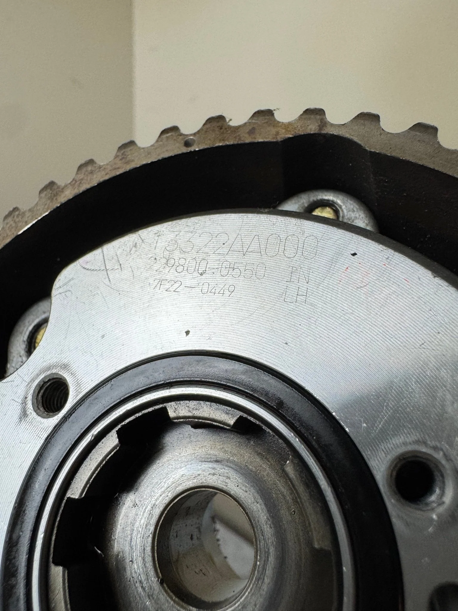 2004-2005 OEM Intake Camshaft Sprocket Gear LH Left AVCS Fxt/sti/obxt/lgt/ej - Image 9