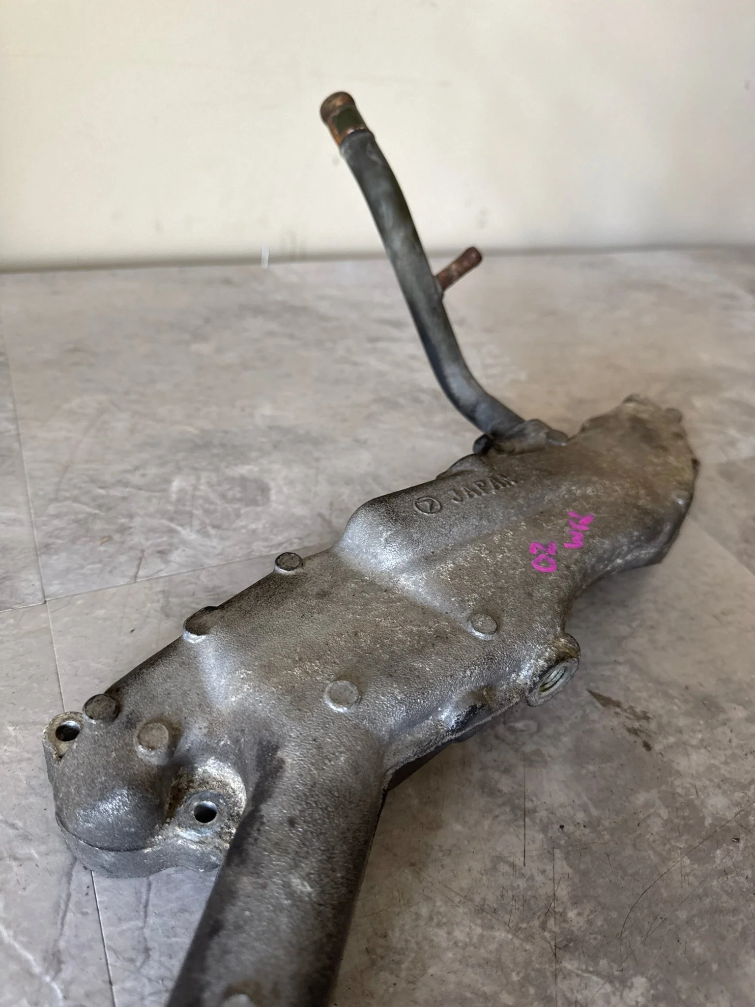 2002-2003 Subaru WRX STi Engine OEM Coolant Crossover Assembly (02 WRX L3 - Image 2