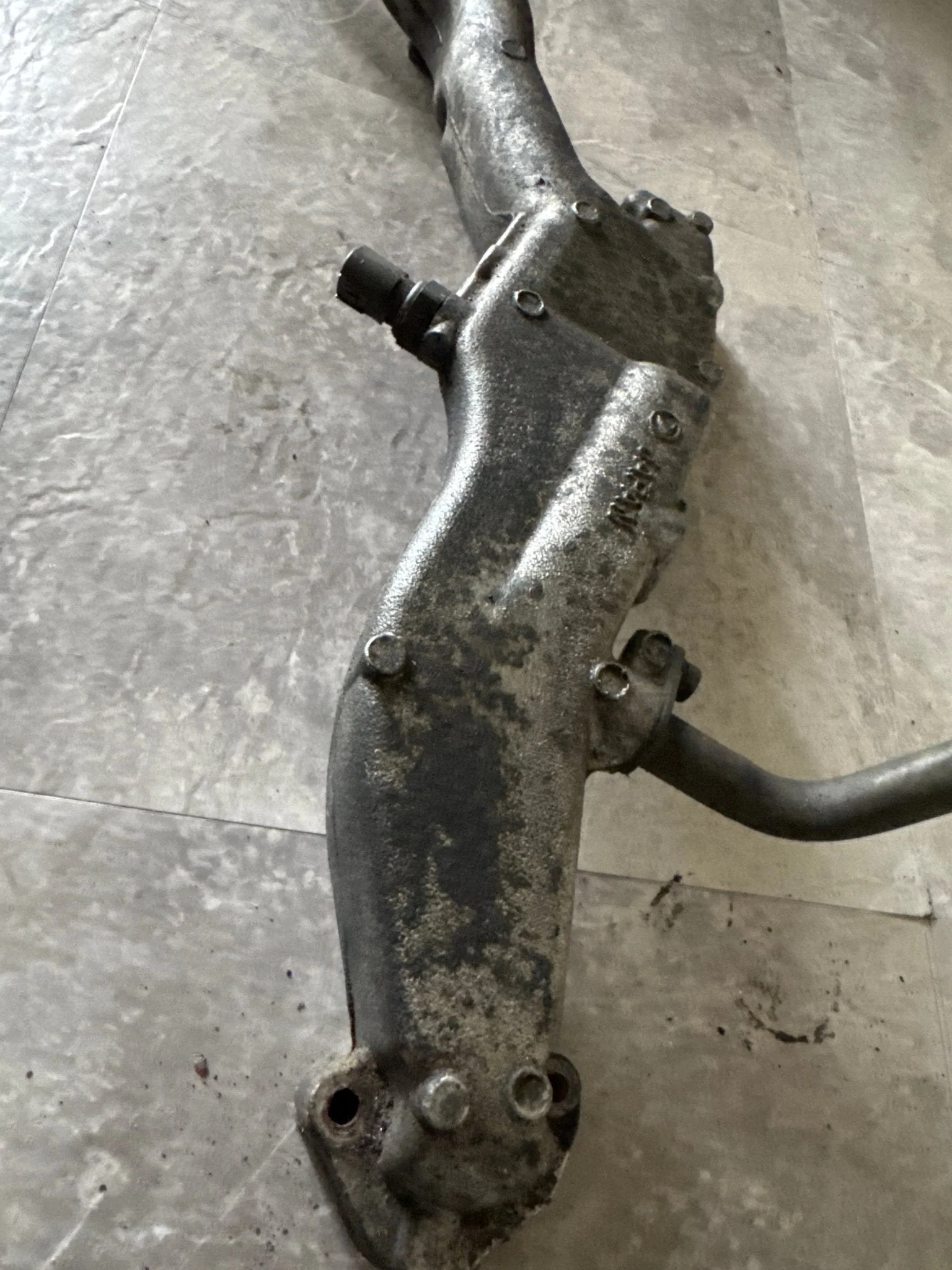 2002-2003 Subaru WRX STi Engine OEM Coolant Crossover Assembly (2) L3 - Image 2