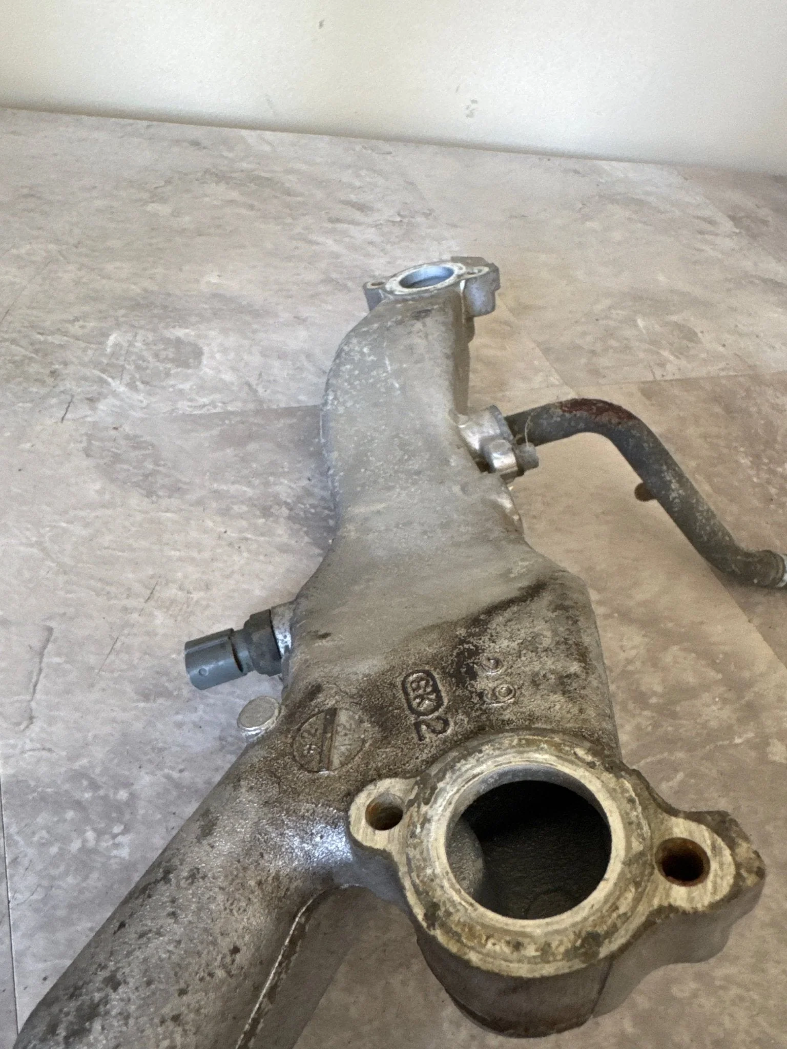2002-2003 Subaru WRX STi Engine OEM Coolant Crossover Assembly L3 - Image 3