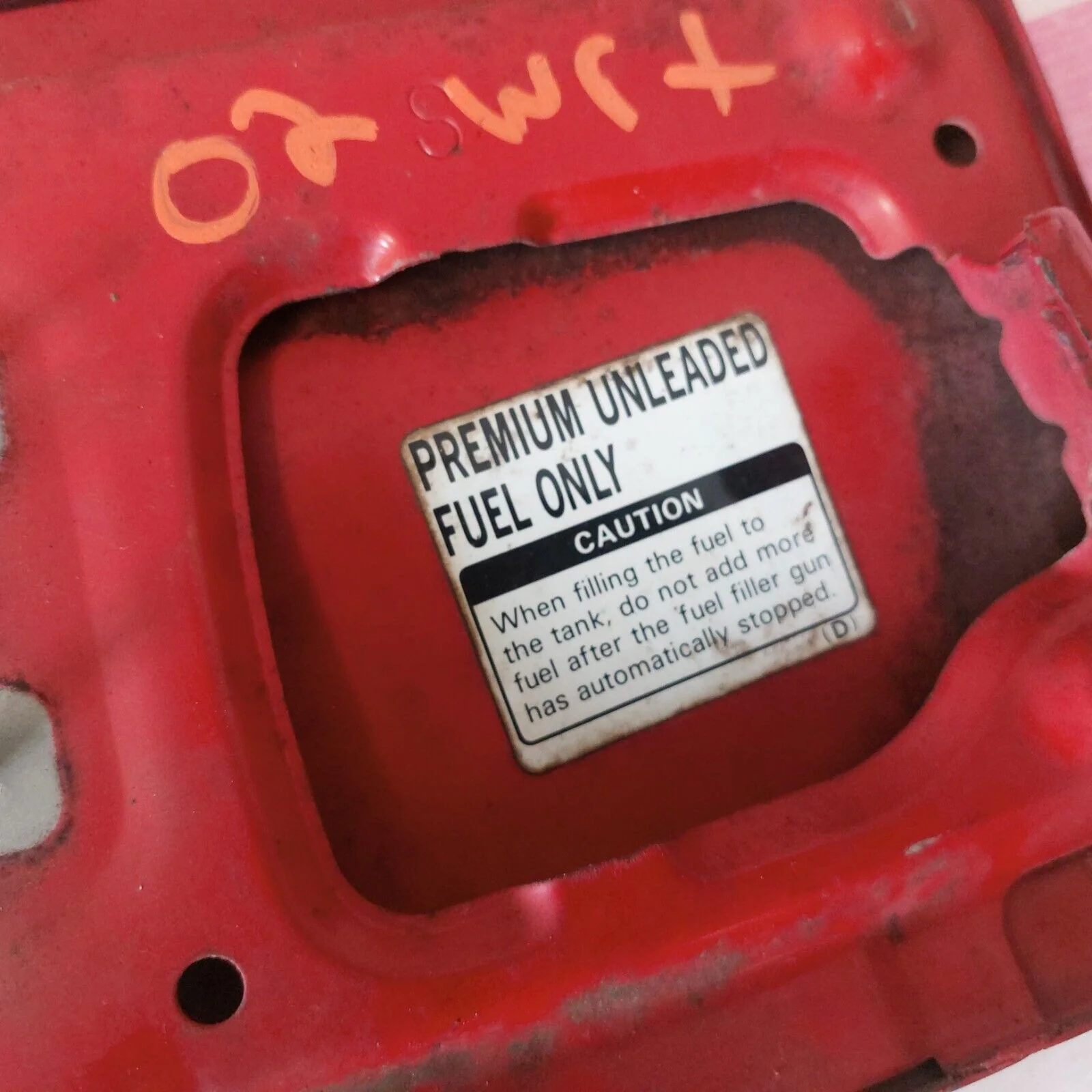 2002-2007 Subaru Impreza WRX Gas OEM Cover - Image 5
