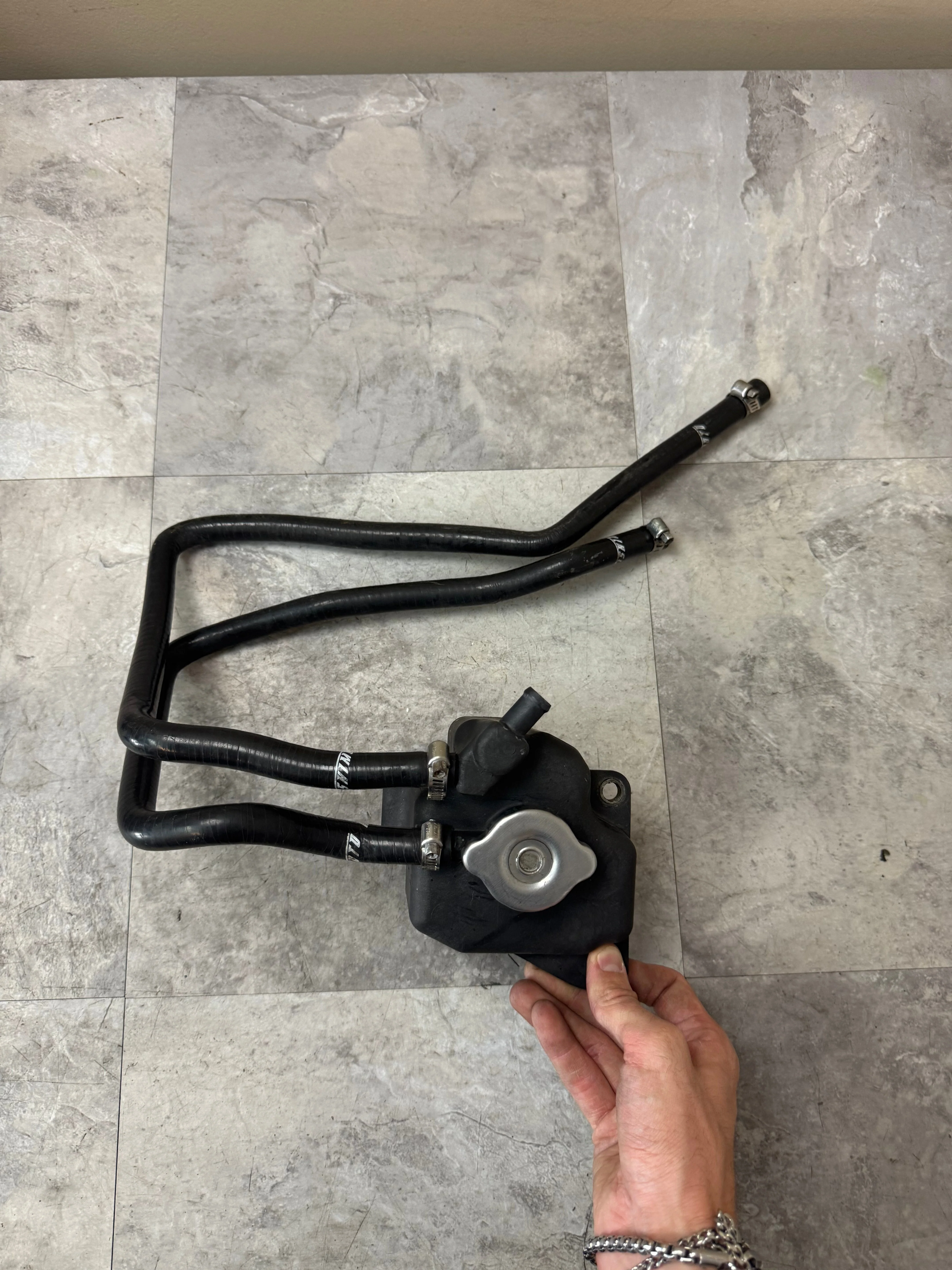 2002-2007 Subaru Impreza WRX STi OEM Tank Assembly Mishimoto Hoses