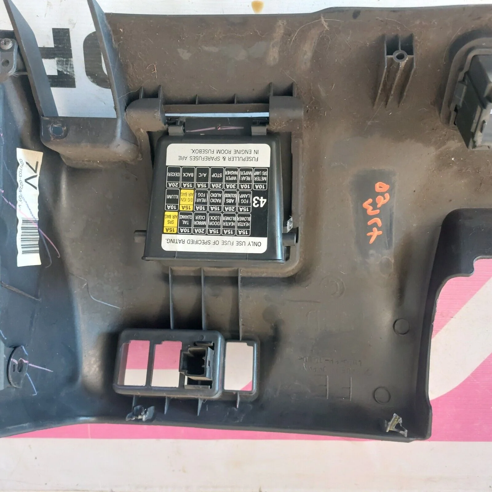 2002-2007 Subaru Impreza WRX STi OEM Lower Dash Kick Panel Trim - Image 5