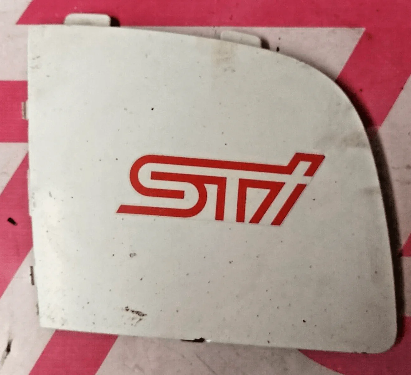 2006-2007 Subaru Impreza WRX STi OEM White Fog Light Cover Trim E2 - Image 2