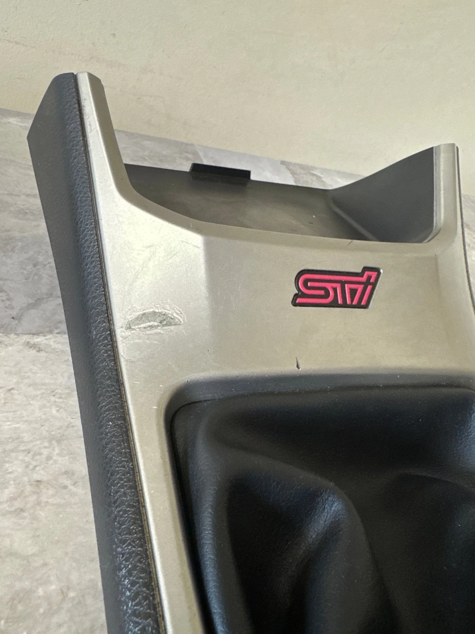 2008-2014 Subaru Impreza WRX STi OEM Center Shifter Console Sticker - Image 2