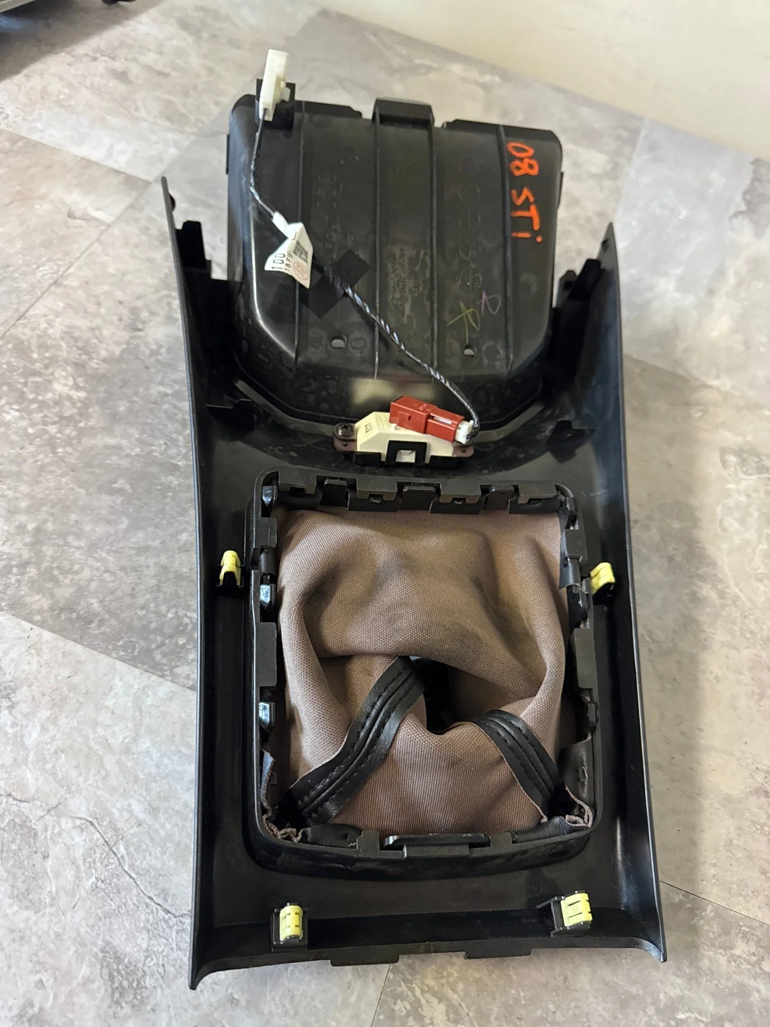 2008-2014 Subaru Impreza WRX STi OEM Center Shifter Console Sticker - Image 5