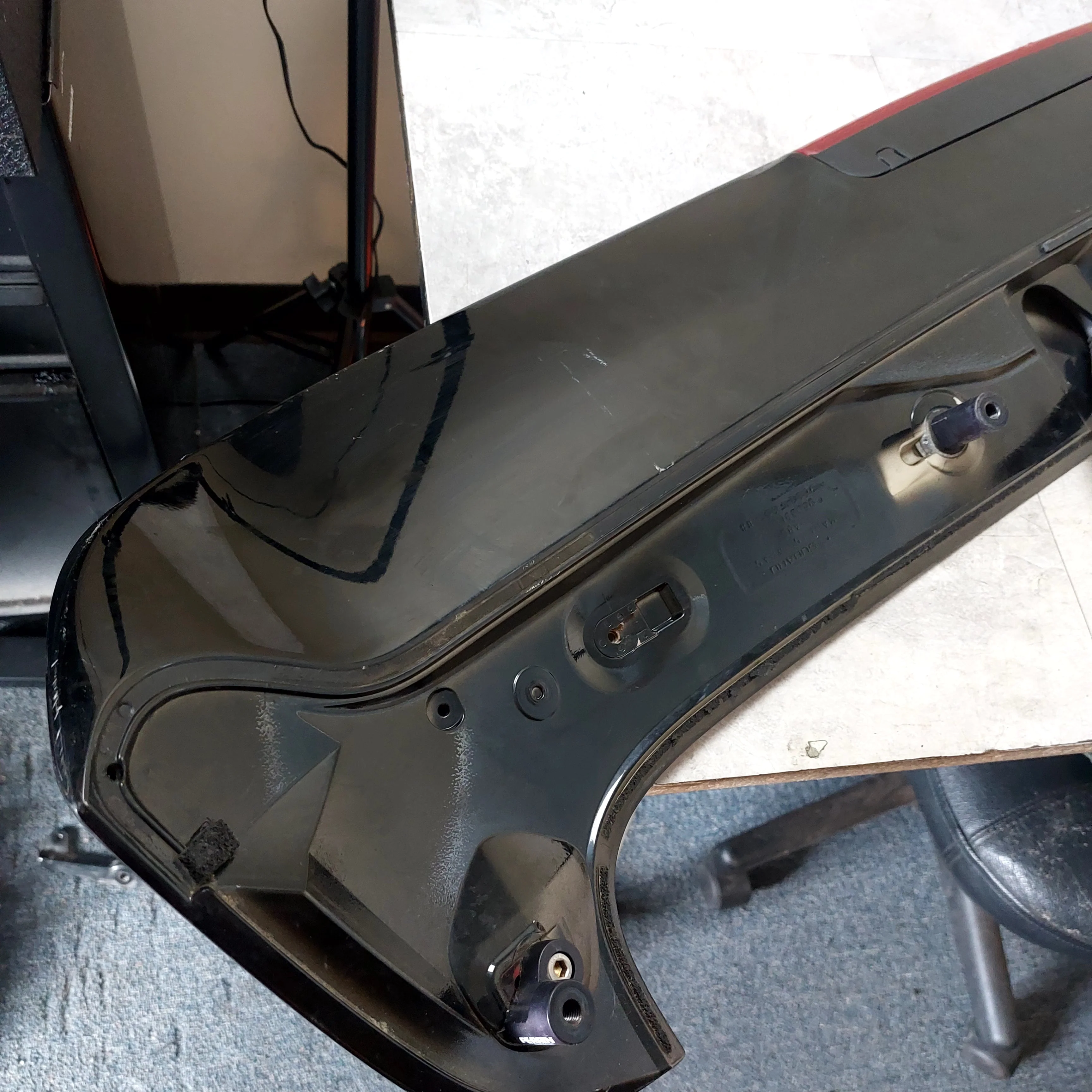 2008-2014 Subaru Impreza WRX STi OEM Hatch Wing Rear Perrin Risers - Image 10