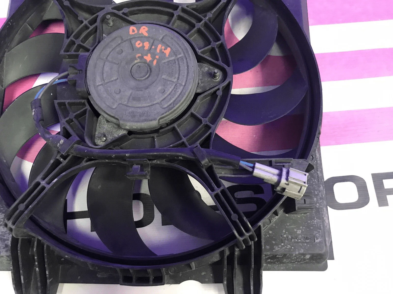 2008-2014 Subaru Impreza WRX STi OEM Left LH Radiator Cooling Fan - Image 10