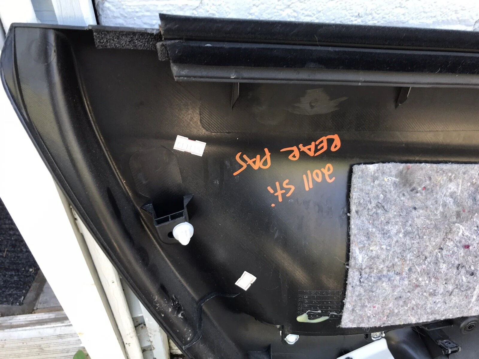 2008-2014 Subaru Impreza WRX STi OEM Rear RH Passenger Side Door Panel - Image 10