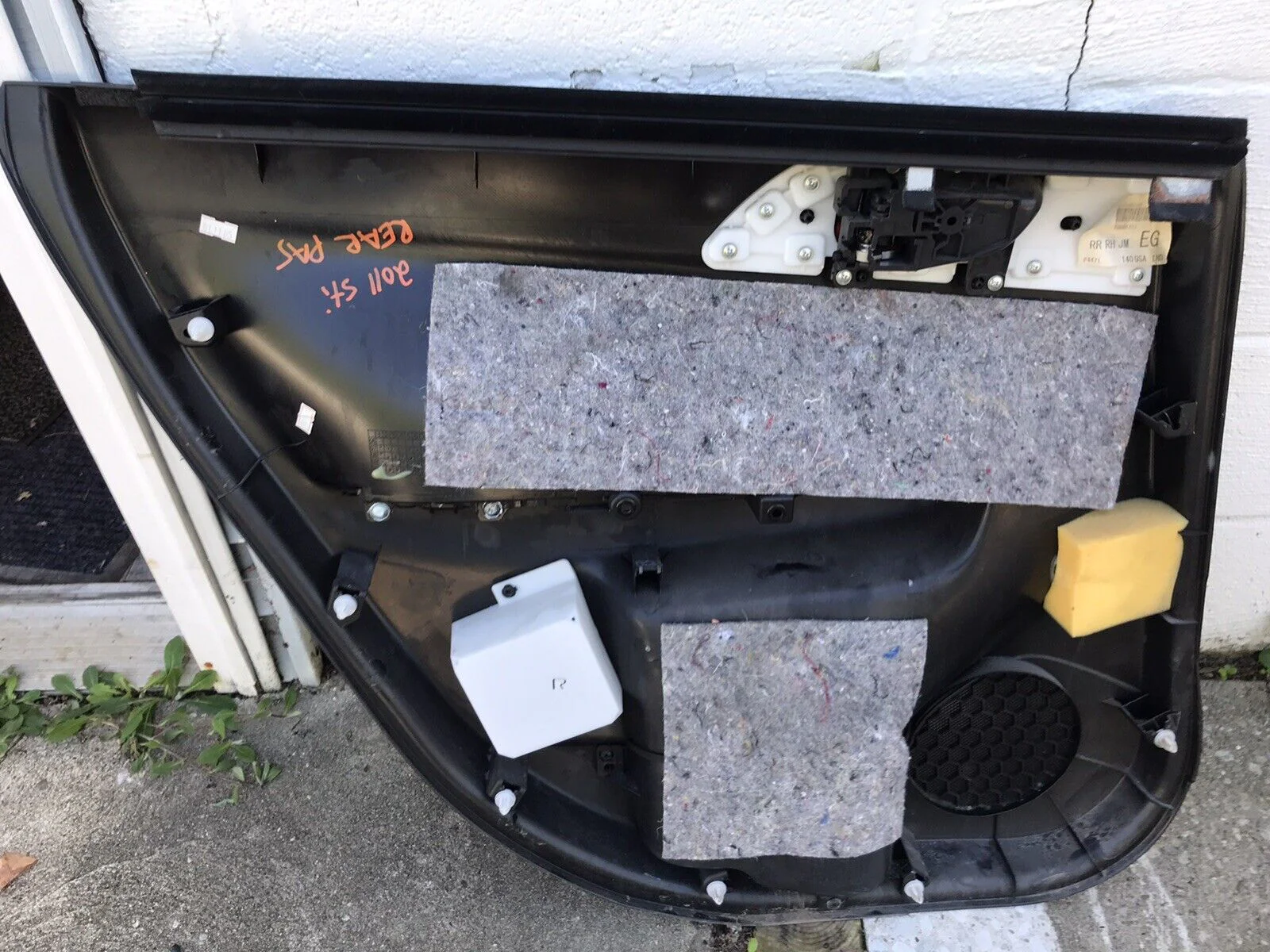 2008-2014 Subaru Impreza WRX STi OEM Rear RH Passenger Side Door Panel - Image 9