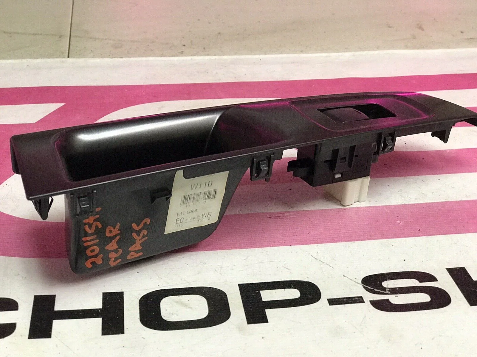 2008-2014 Subaru Impreza WRX STi OEM Rear Right Window Switch Trim E2 - Image 2