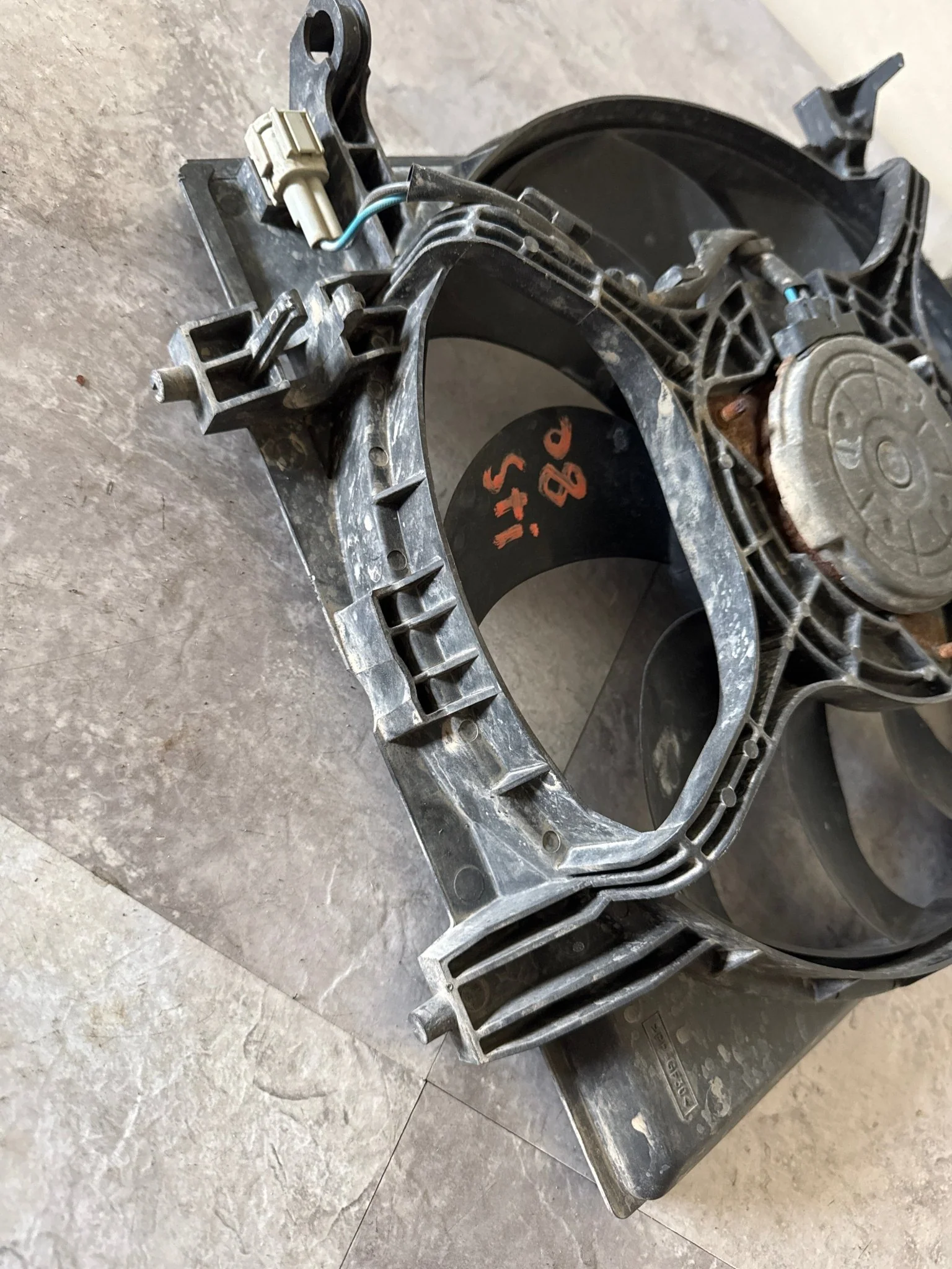 2008-2014 Subaru Impreza WRX STi OEM Right RH Radiator Cooling Fan C5 - Image 3