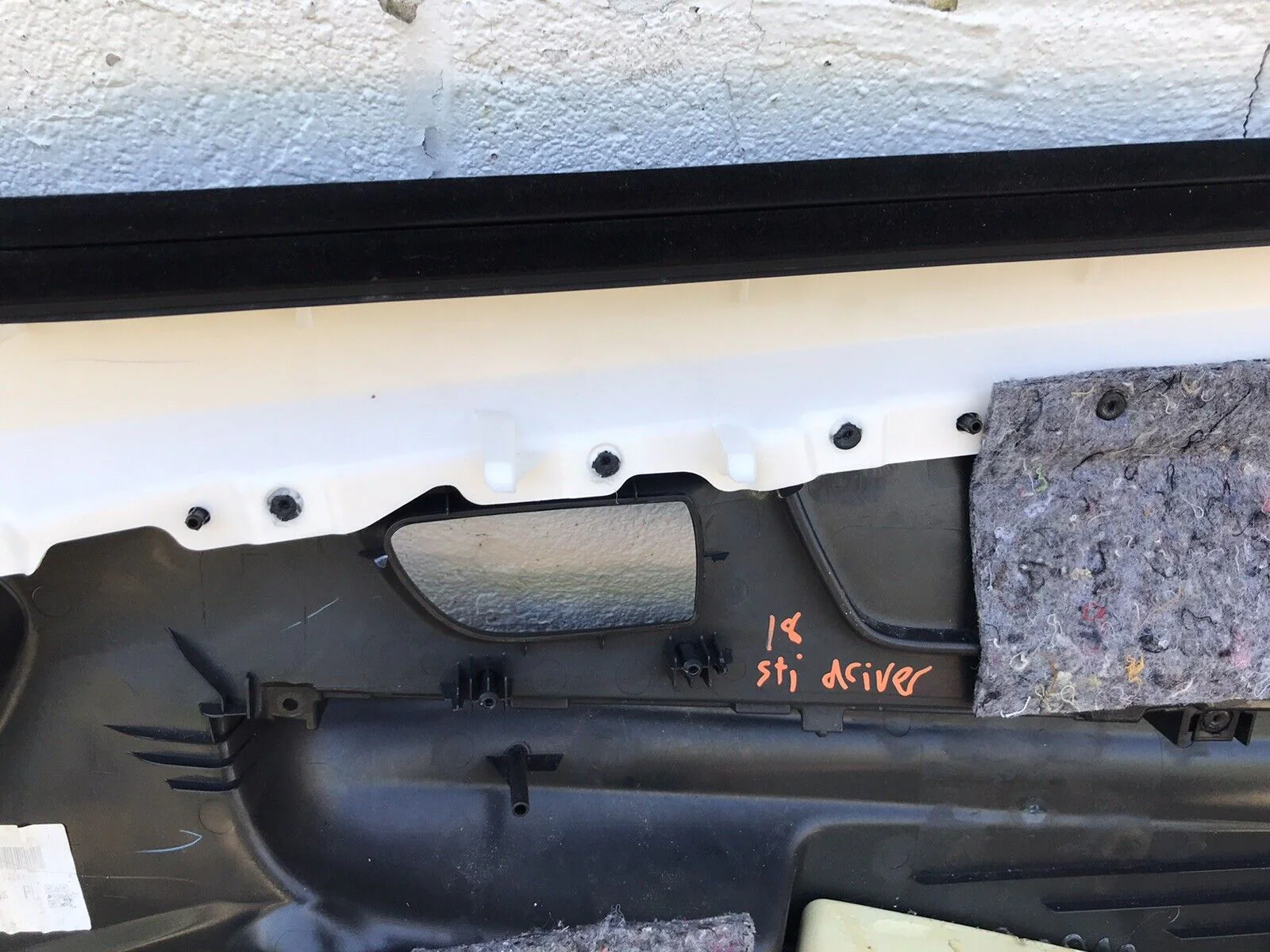 2015-2019 Subaru STi Front Driver OEM Side LH Door Panel - Image 10