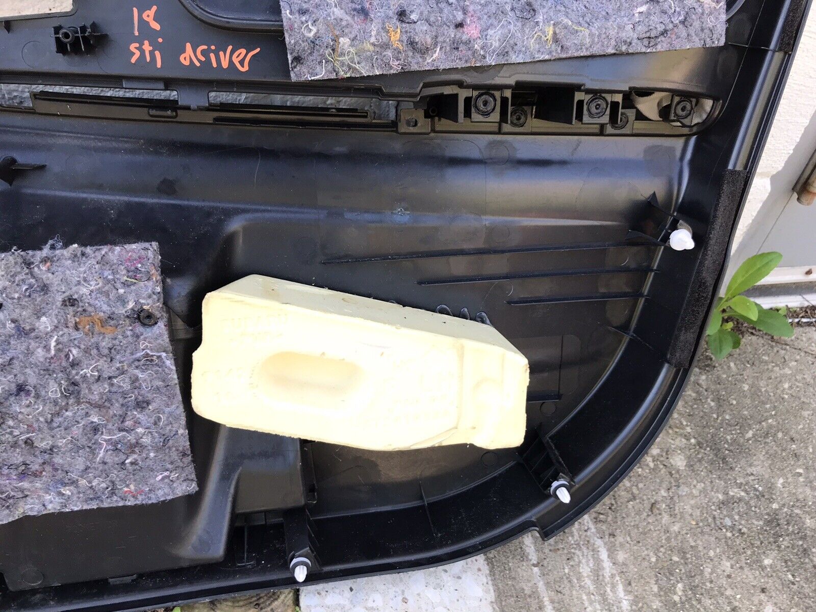 2015-2019 Subaru STi Front Driver OEM Side LH Door Panel - Image 12