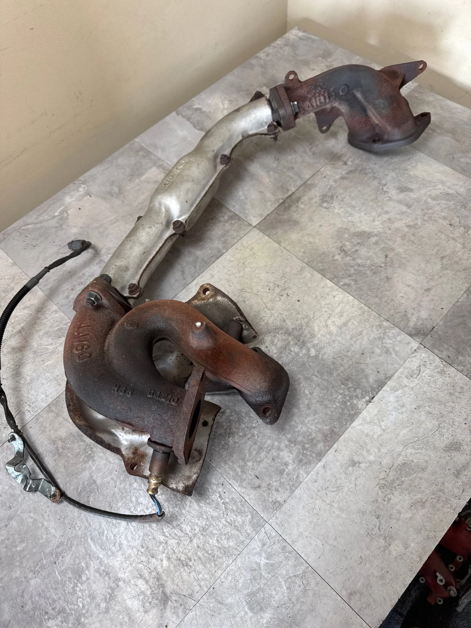2015-2019 Subaru WRX STi Exhaust OEM Manifold Header Pipe Pipes