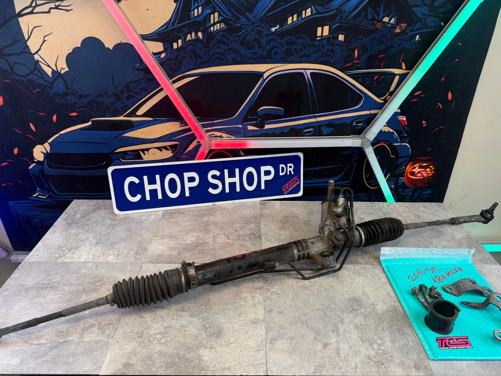 OEM 2015-2021 Subaru STi steering rack assembly complete wrx swap quick ratio - Image 5