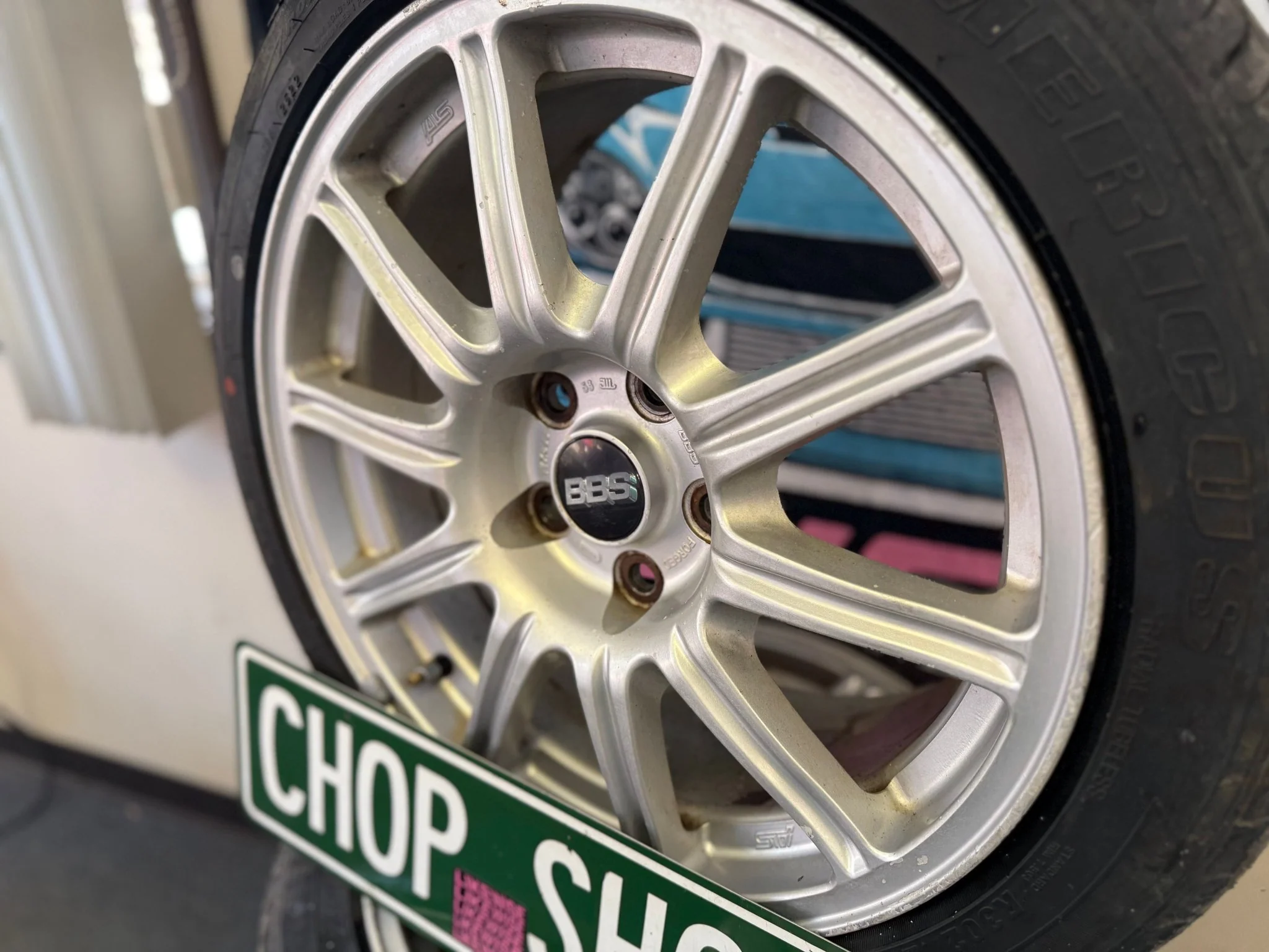 OEM BBS Subaru STi wheels forged 5x114 2005-2007 clear brembos WRX SWAP & center caps - Image 20