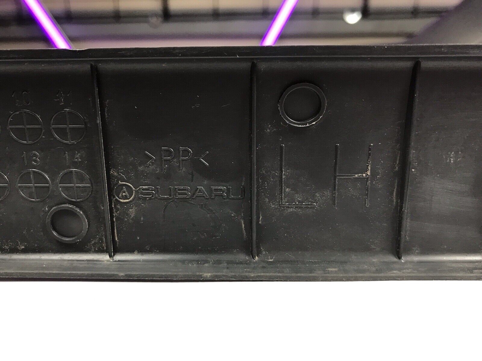 2010-2014 Subaru Legacy Door Sill OEM Plate LH RH Pair - Image 2