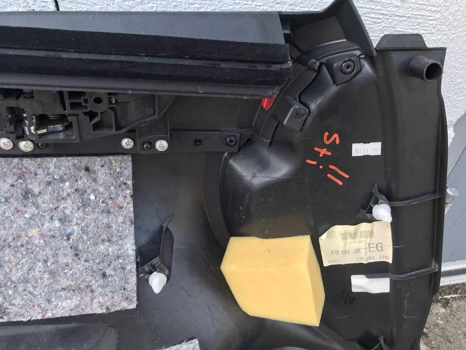 2008-2014 Subaru Impreza WRX STi OEM Front RH Passenger Side Door Panel - Image 8